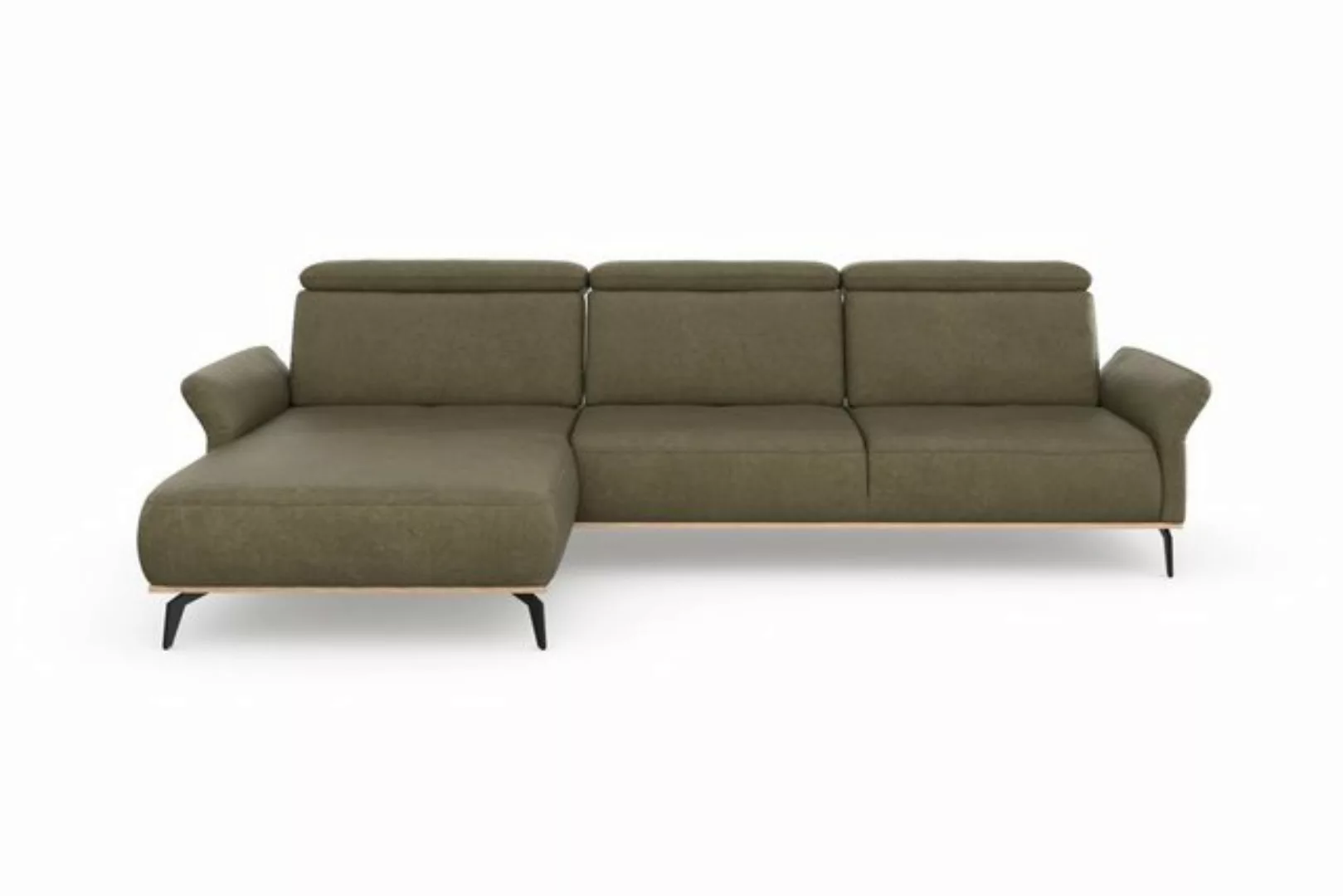 Places of Style Ecksofa Fjord L-Form, massiv, wahlweise mit Armlehnfunktion günstig online kaufen