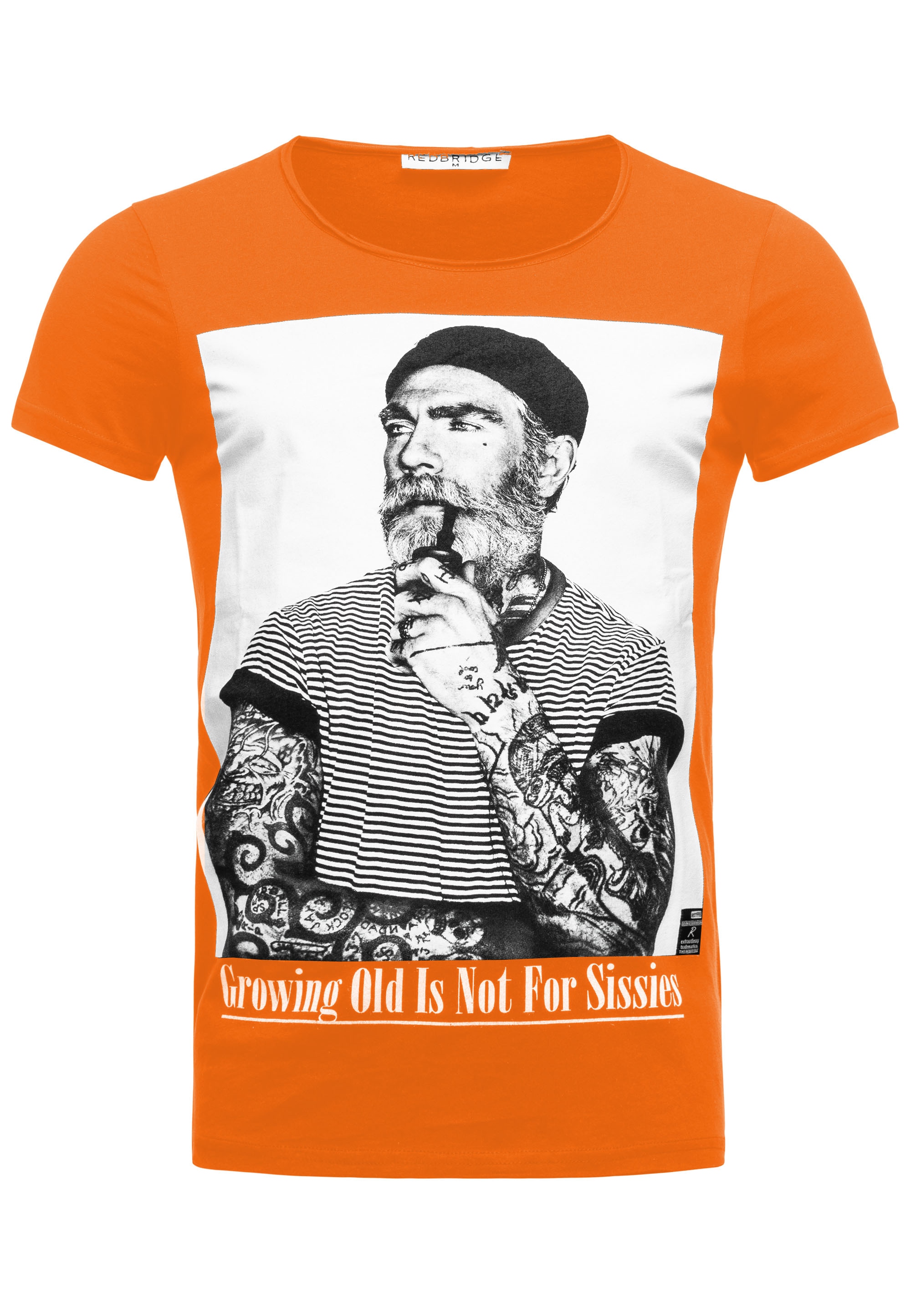 RedBridge T-Shirt "Manhattan Uncle Pipe", mit coolem Print günstig online kaufen