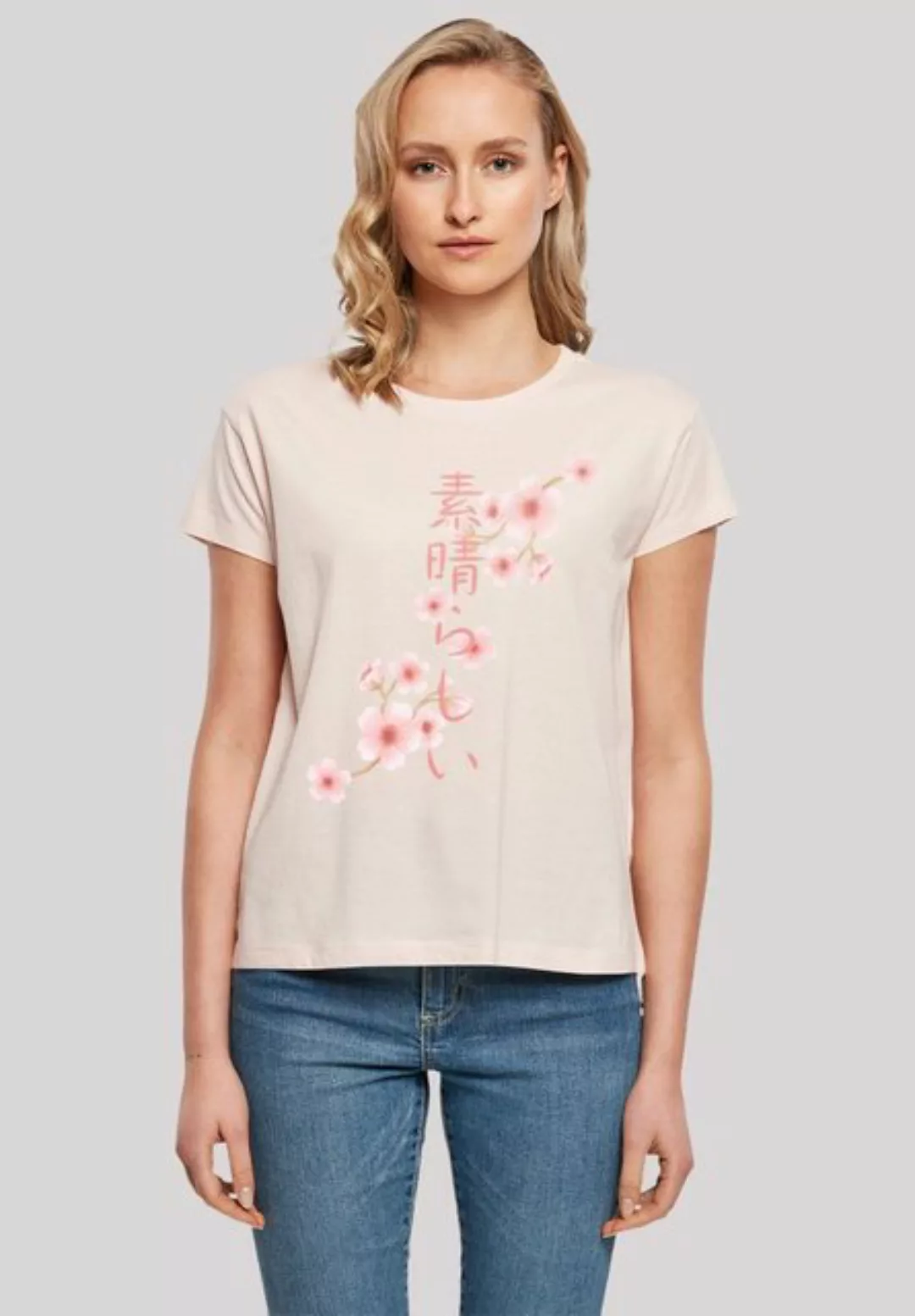 F4NT4STIC T-Shirt Kirschblüten Print günstig online kaufen