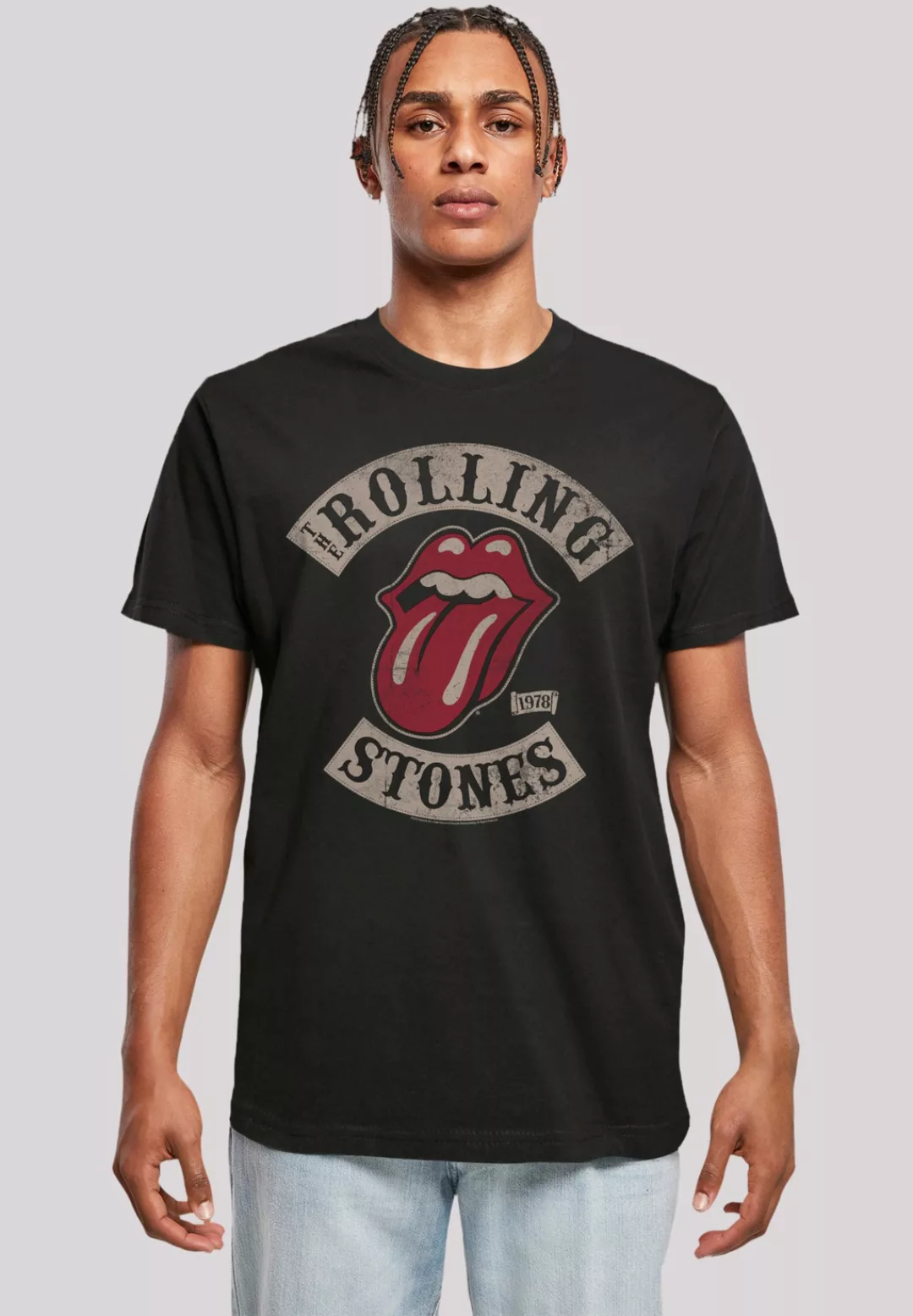 F4NT4STIC T-Shirt "The Rolling Stones Tour 78", Premium Qualität günstig online kaufen