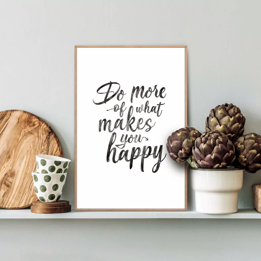 Reinders! Poster »Do more of what makes you happy« günstig online kaufen
