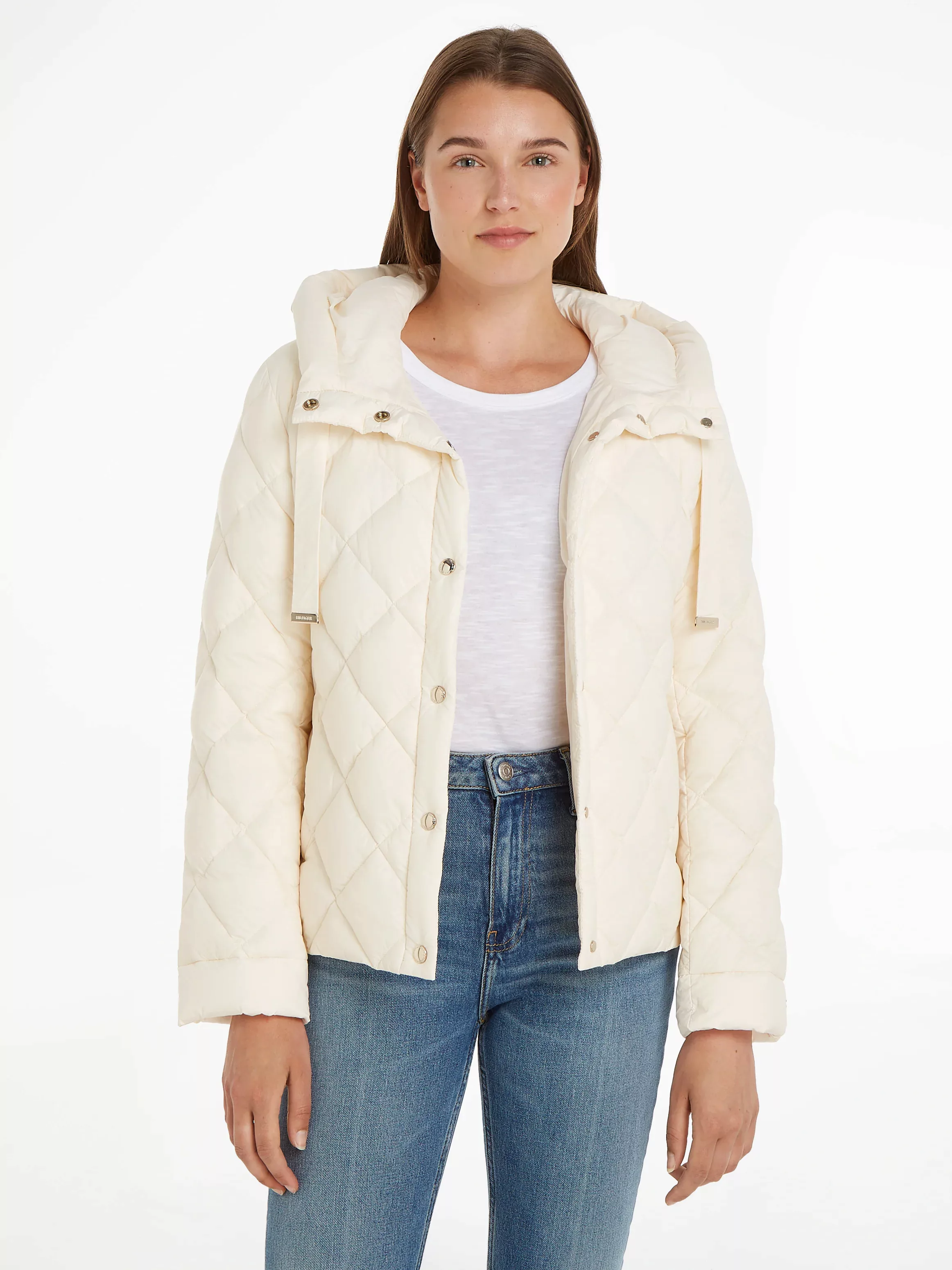 Tommy Hilfiger Steppjacke "CLASSIC LW DOWN QUILTED JACKET", mit Kapuze günstig online kaufen