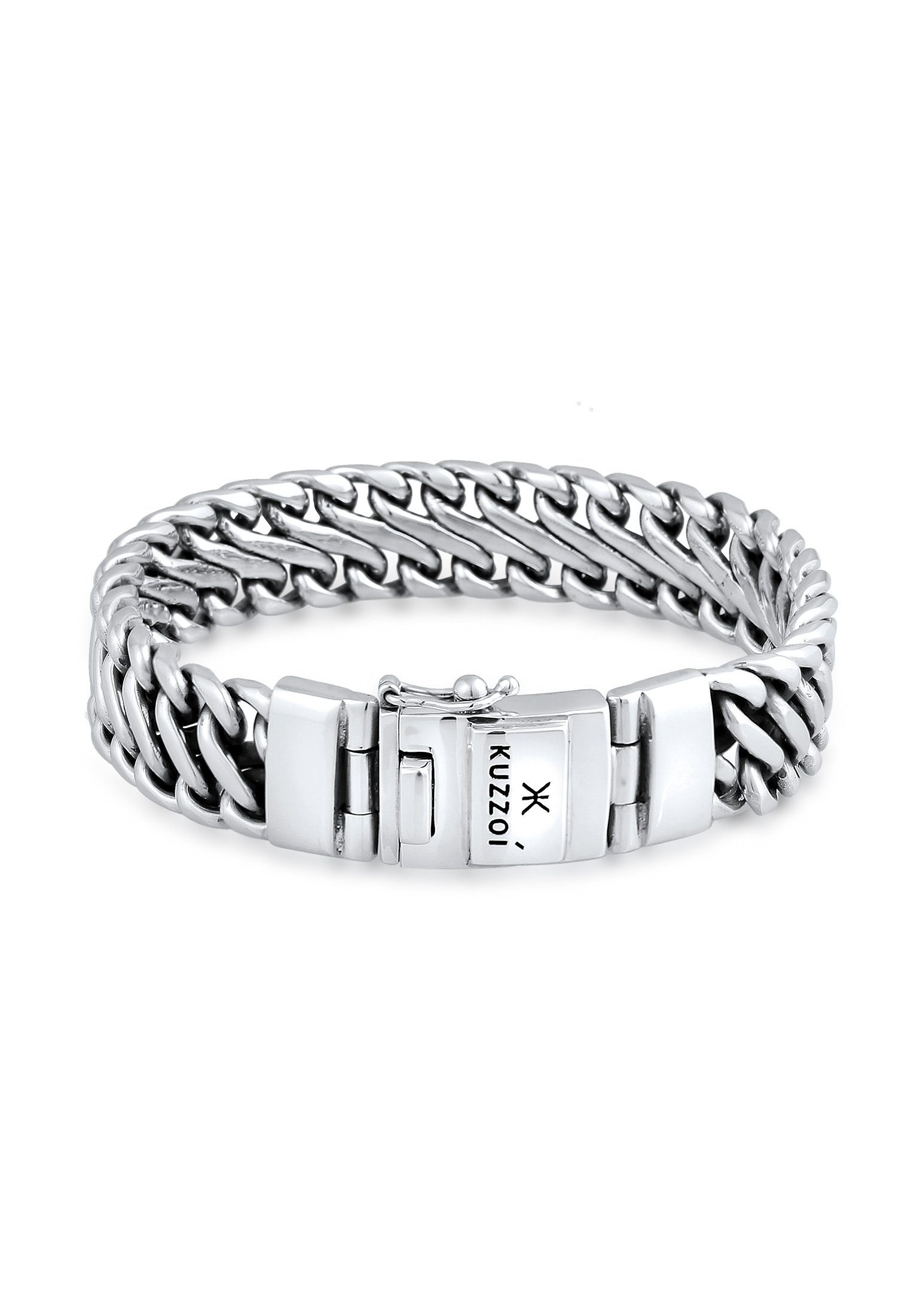 Kuzzoi Silberarmband Herren Panzer Glieder Trend günstig online kaufen