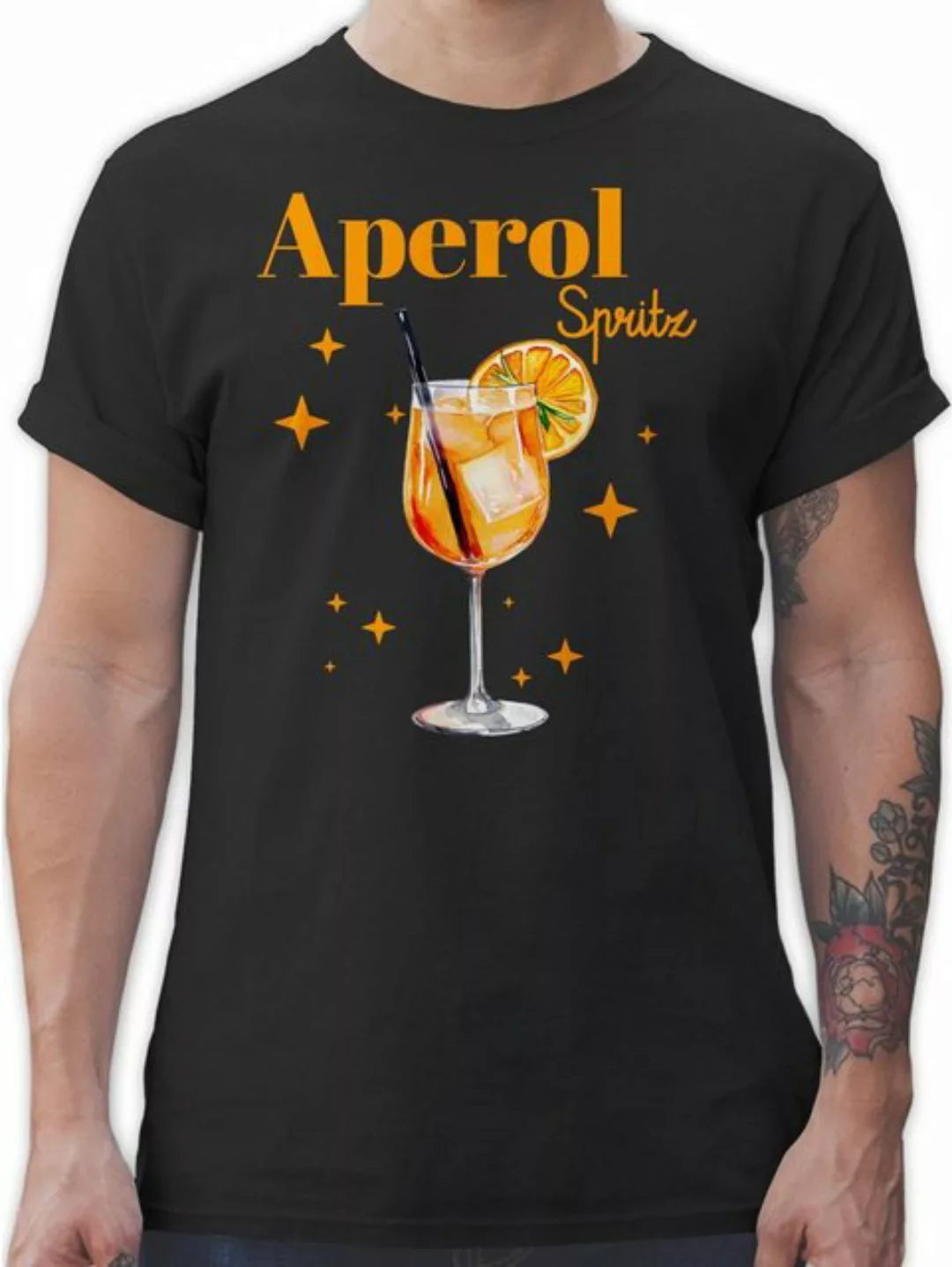 Shirtracer T-Shirt Aperol Spritz Kostüm I Aperoli I Aperollin Freundin Spri günstig online kaufen