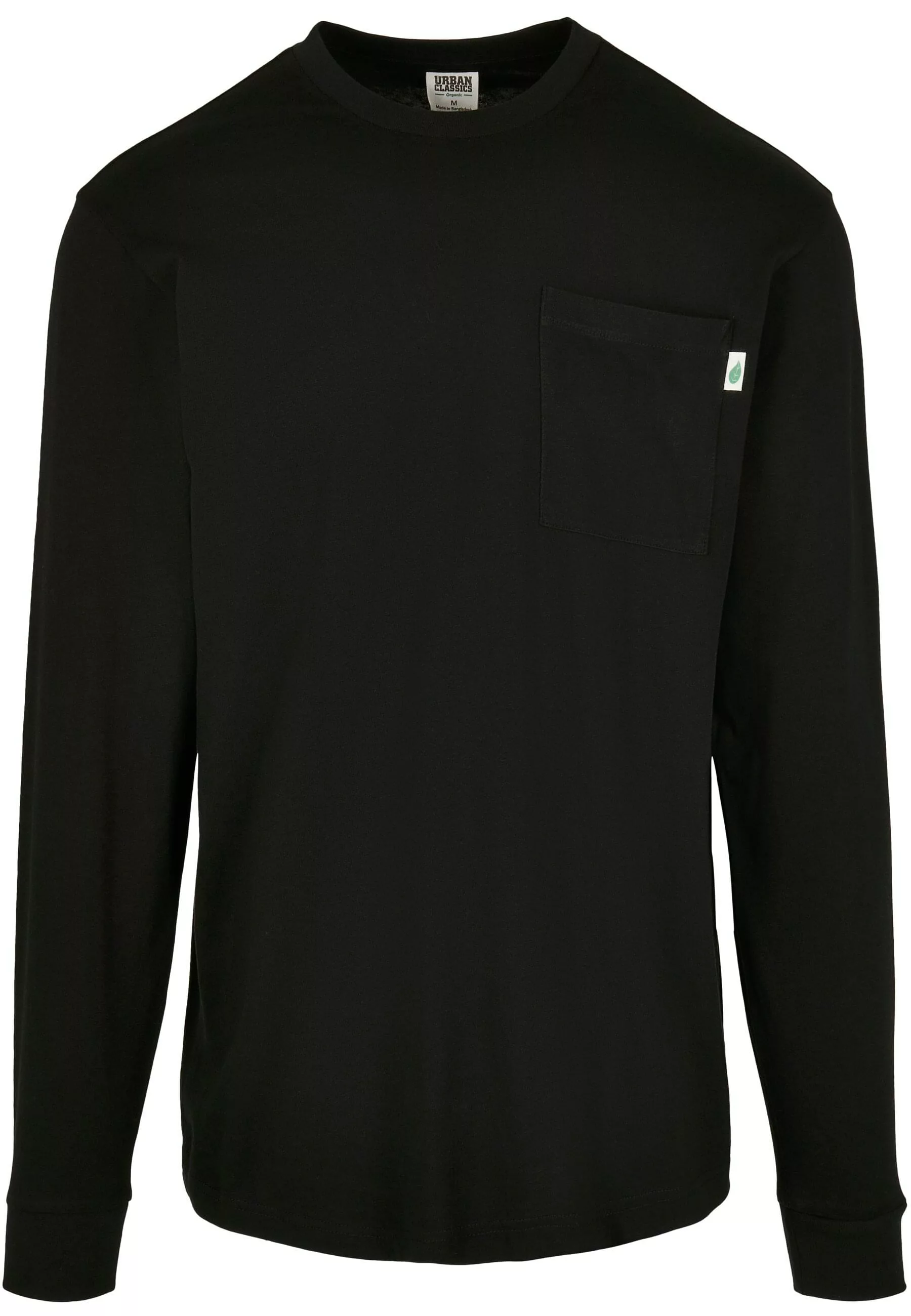 URBAN CLASSICS Longsleeve "Urban Classics Herren Organic Basic Pocket LS" günstig online kaufen