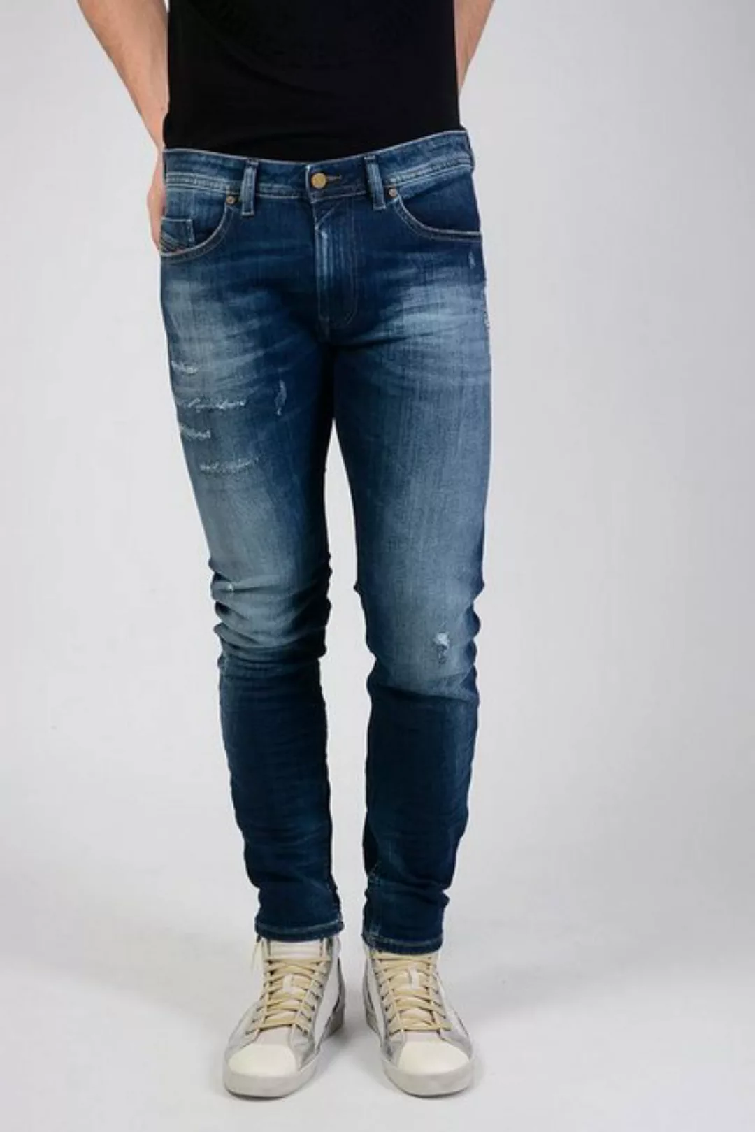 Diesel Slim-fit-Jeans Herren Tepphar 084GF 5-Pocket-Style günstig online kaufen