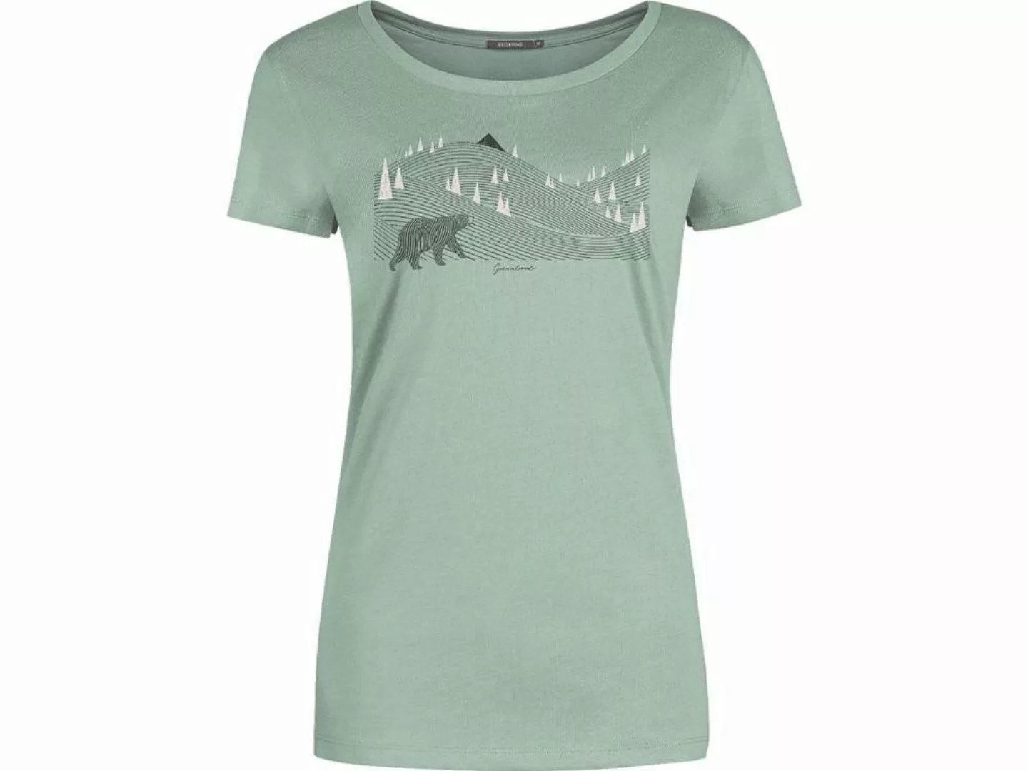 GreenBomb T-Shirt GREENBOMB Bio-Damen-T-Shirt 'Bear Lines' mit Rundh günstig online kaufen