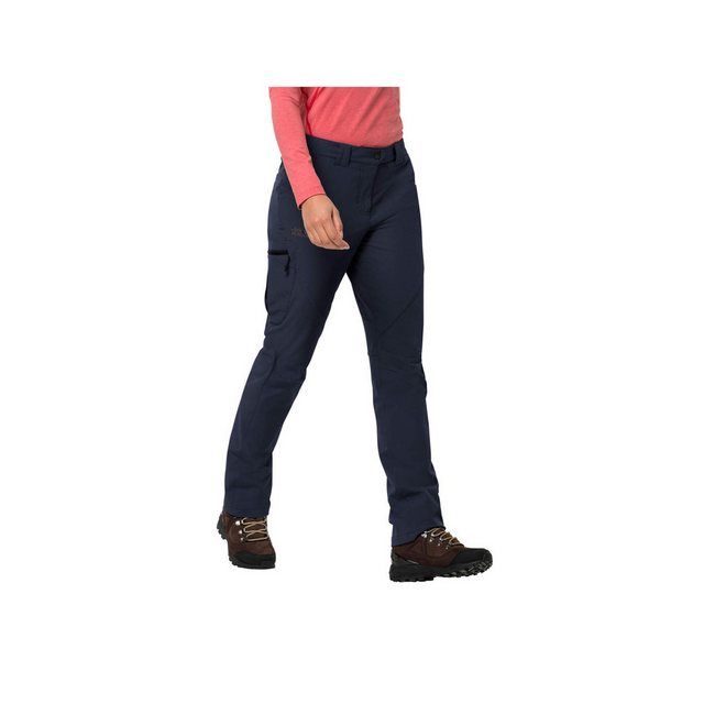 Jack Wolfskin Stoffhose blau regular (1-tlg) günstig online kaufen