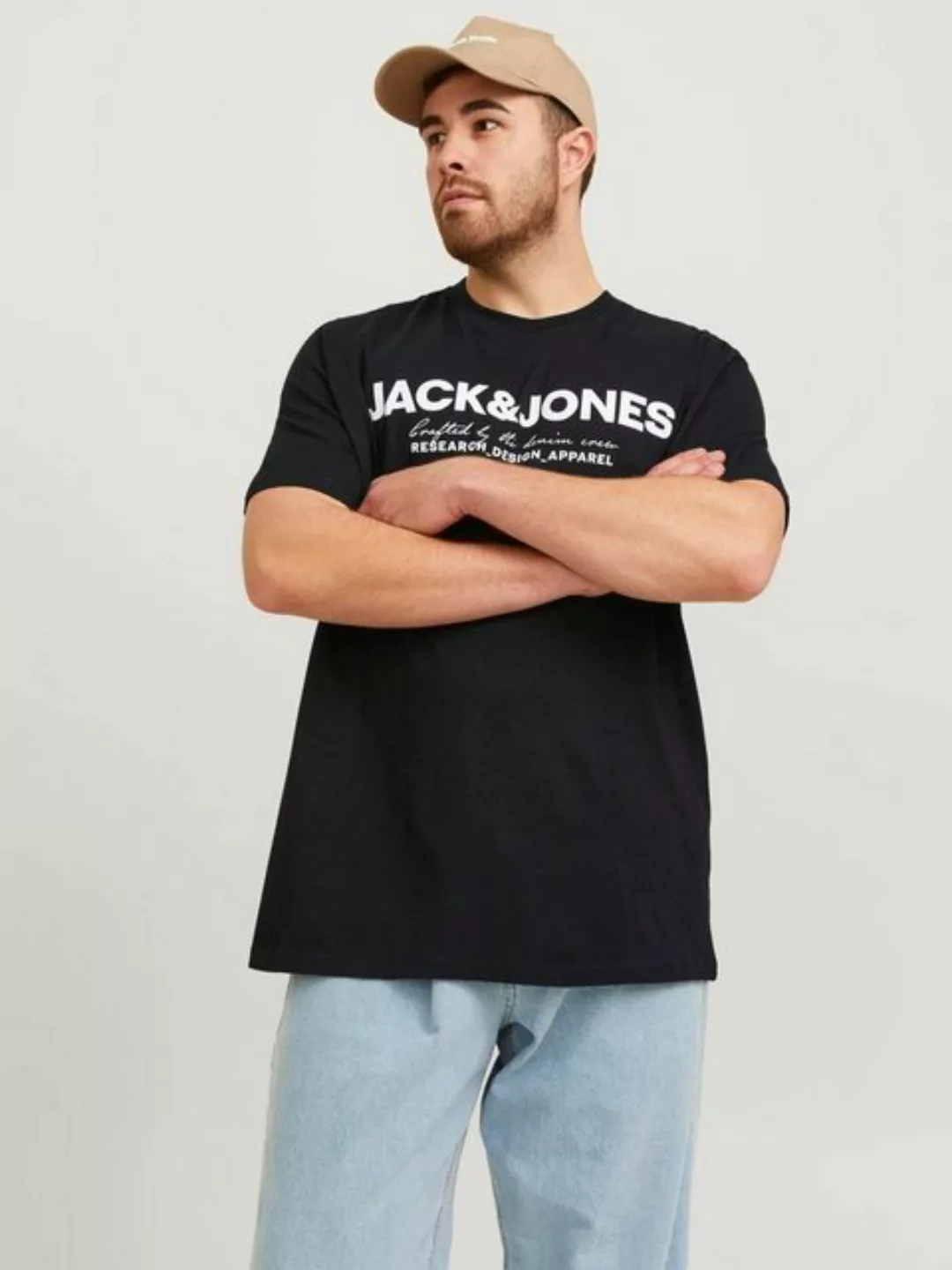 Jack & Jones PlusSize Kurzarmshirt JJGALE TEE SS O-NECK PLS günstig online kaufen