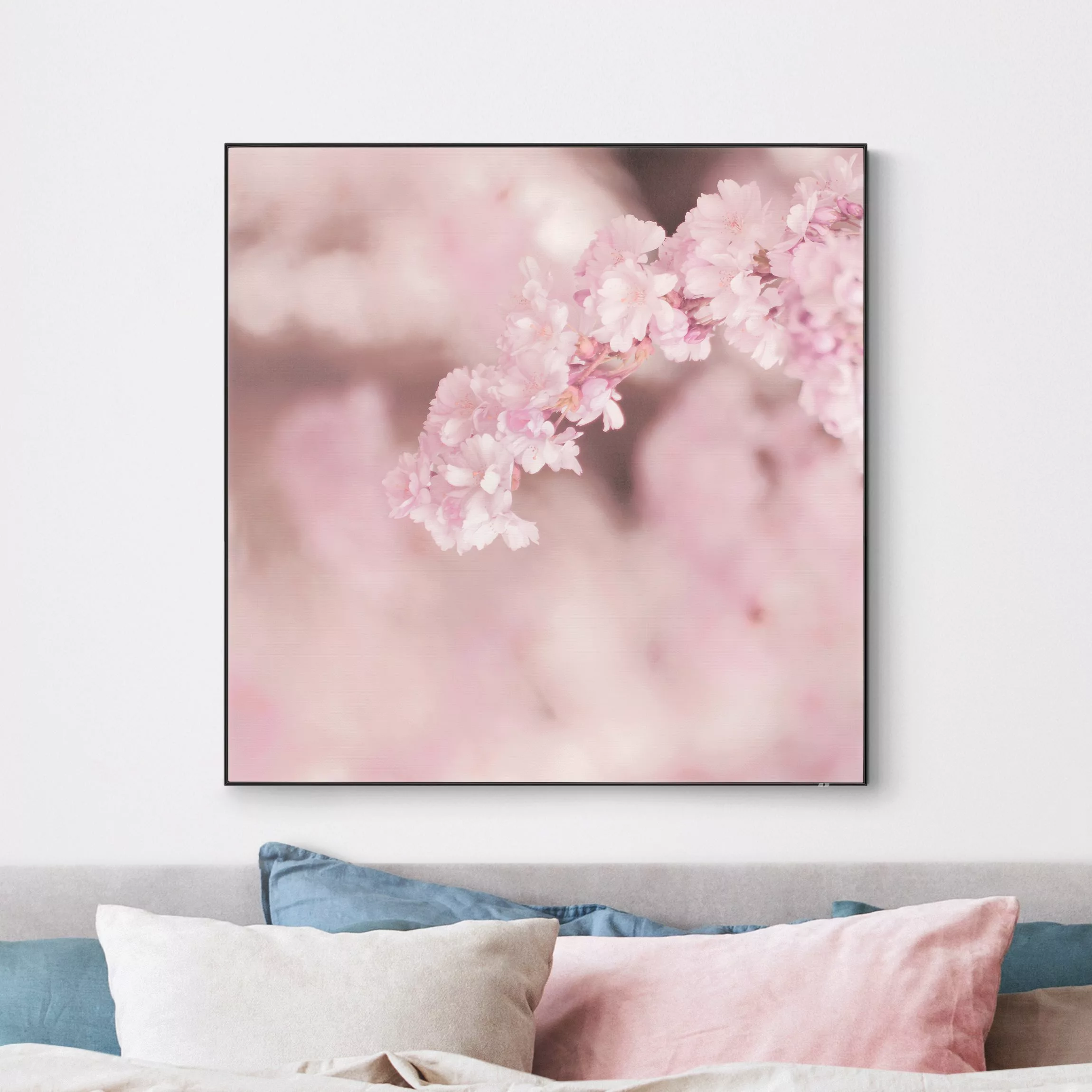 Wechselbild Kirschblüte im Violetten Licht günstig online kaufen