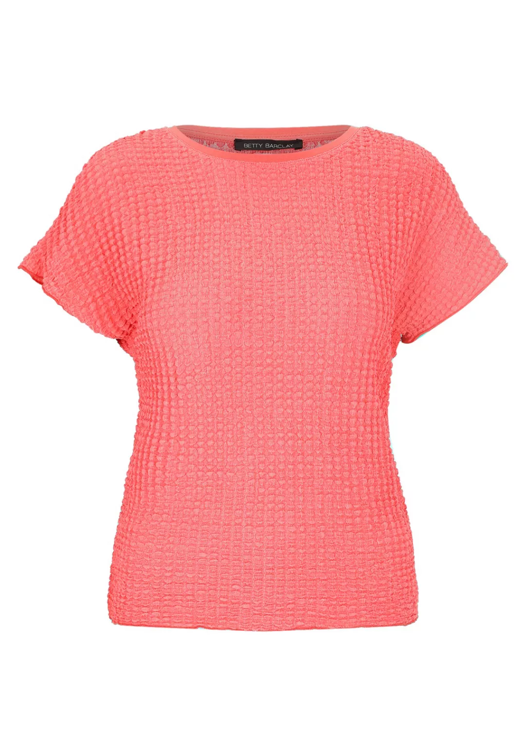 Betty Barclay Kurzarmshirt "Betty Barclay Damen Strukturshirt mit U-Boot-Au günstig online kaufen