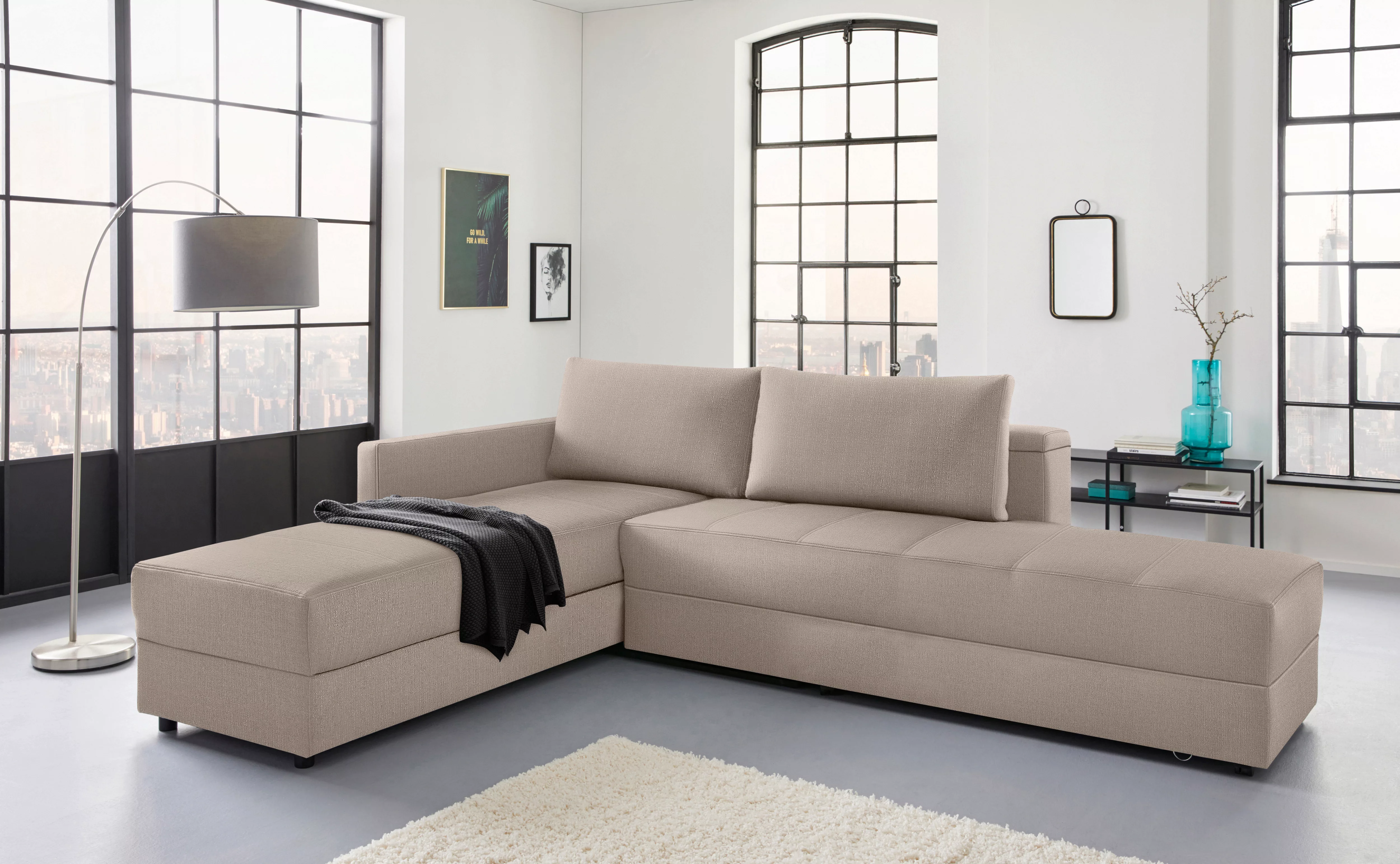 LOOKS by Wolfgang Joop Ecksofa »LooksIII L-Form«, durch Drehfunktion zum Be günstig online kaufen