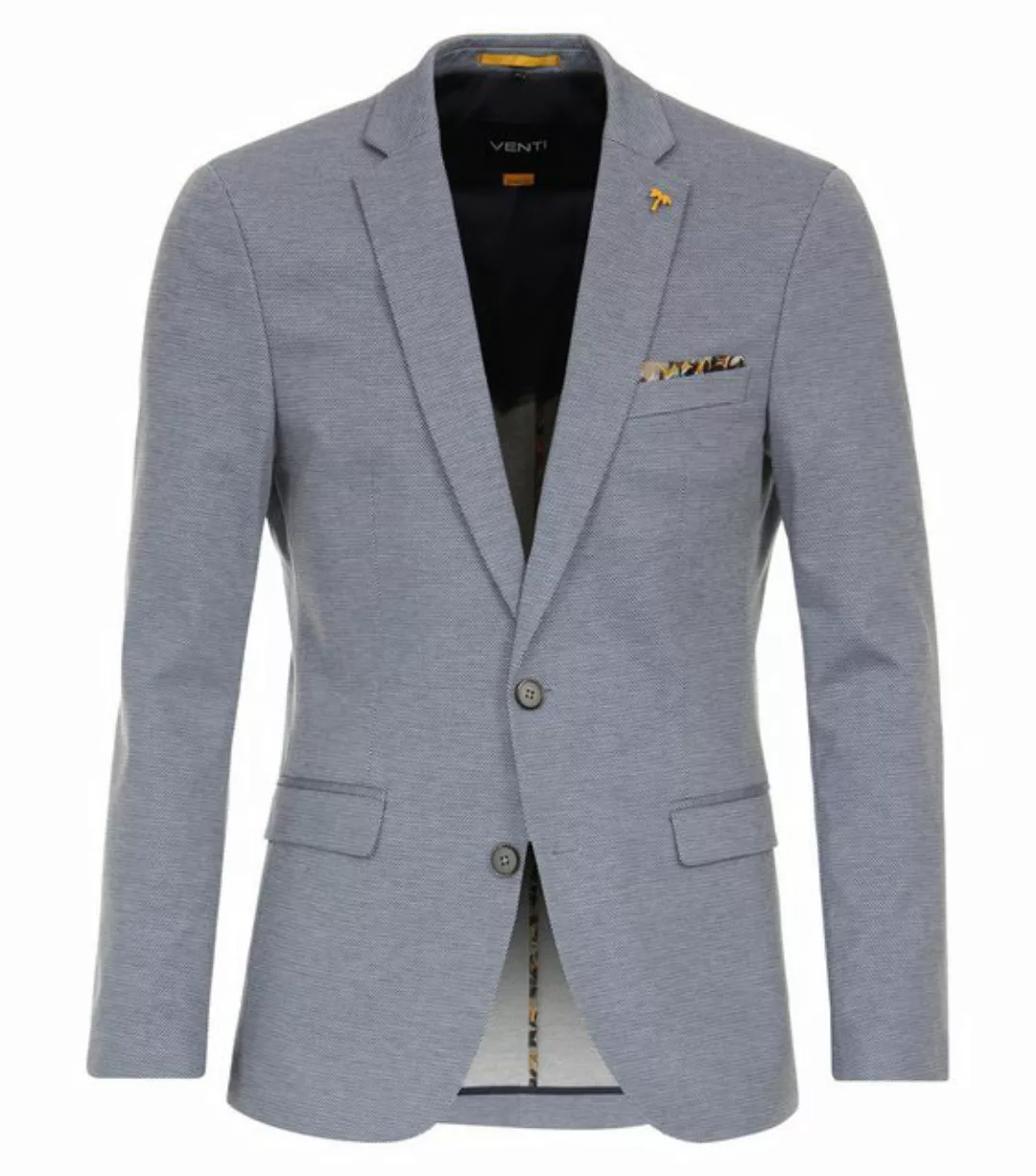 VENTI Jerseysakko Sakko/Blazer - Casual Fit - Struktur - Hellblau günstig online kaufen