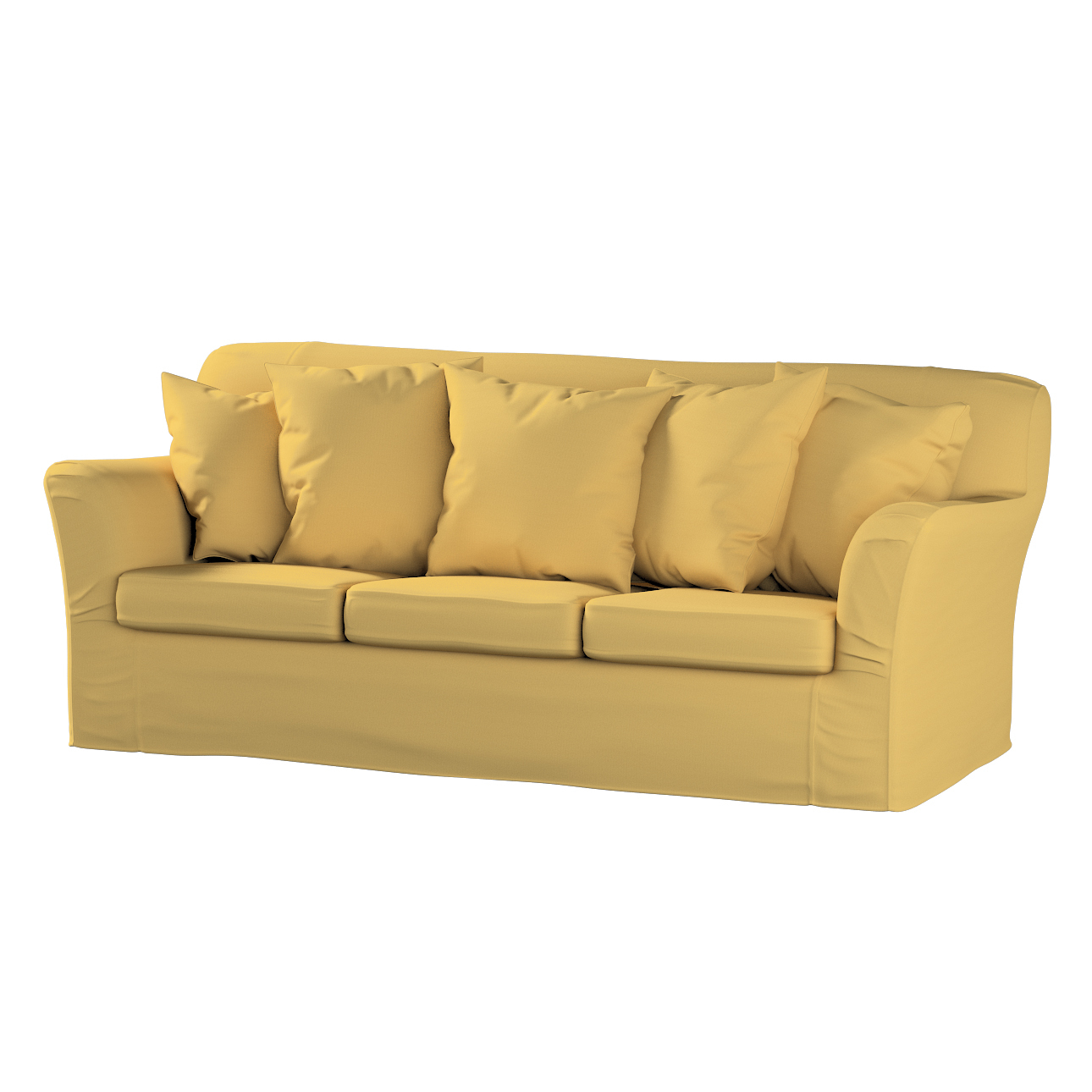 Bezug für Tomelilla 3-Sitzer Sofa nicht ausklappbar, chiffongelb, Sofahusse günstig online kaufen
