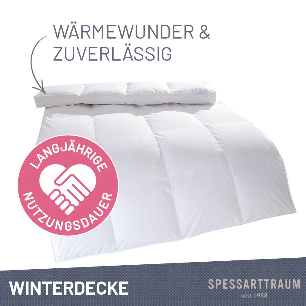 SPESSARTTRAUM Daunenbettdecke »Arosa Bettdecke min 135x200 cm & weitere Grö günstig online kaufen