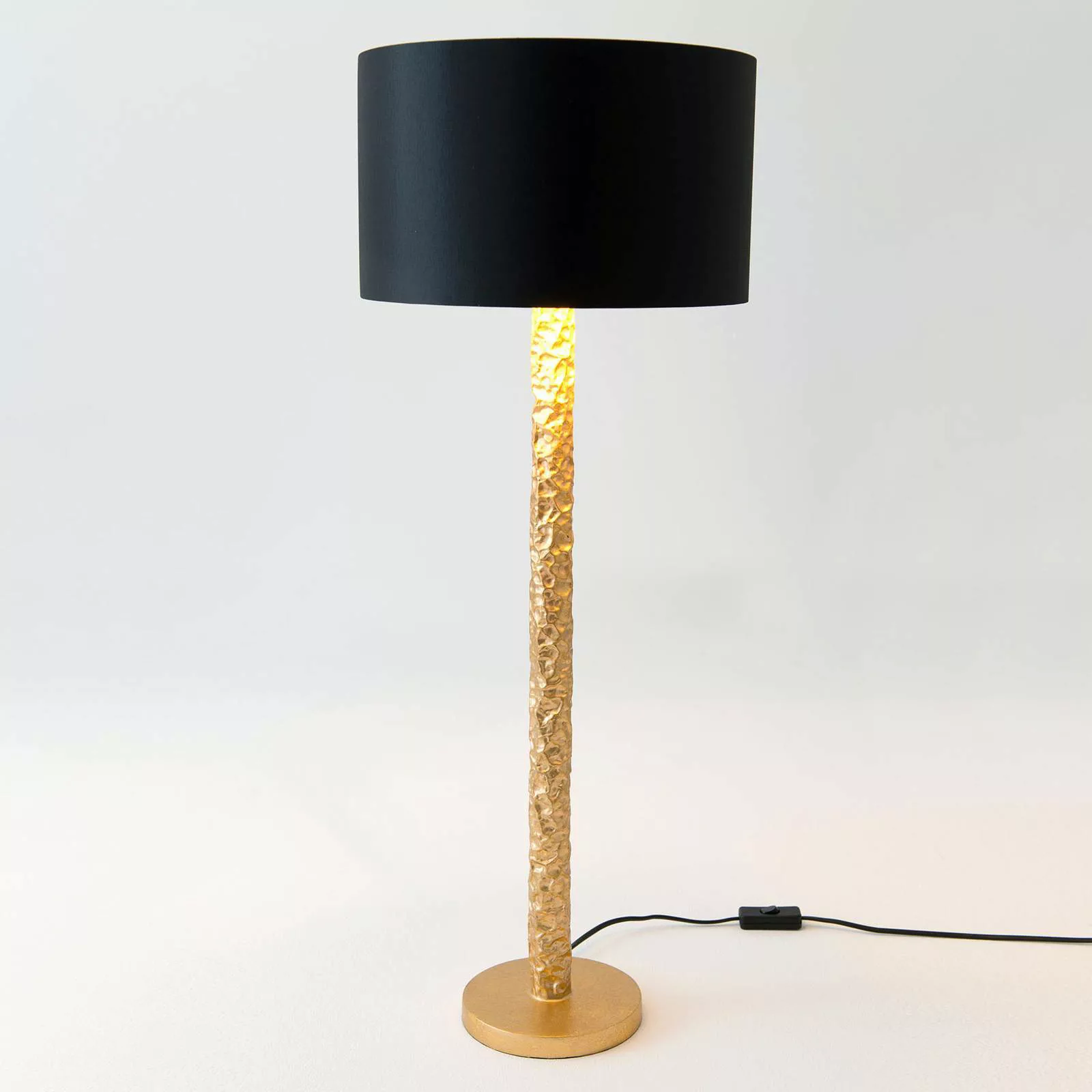 Tischlampe Cancelliere Rotonda schwarz/gold 79 cm günstig online kaufen