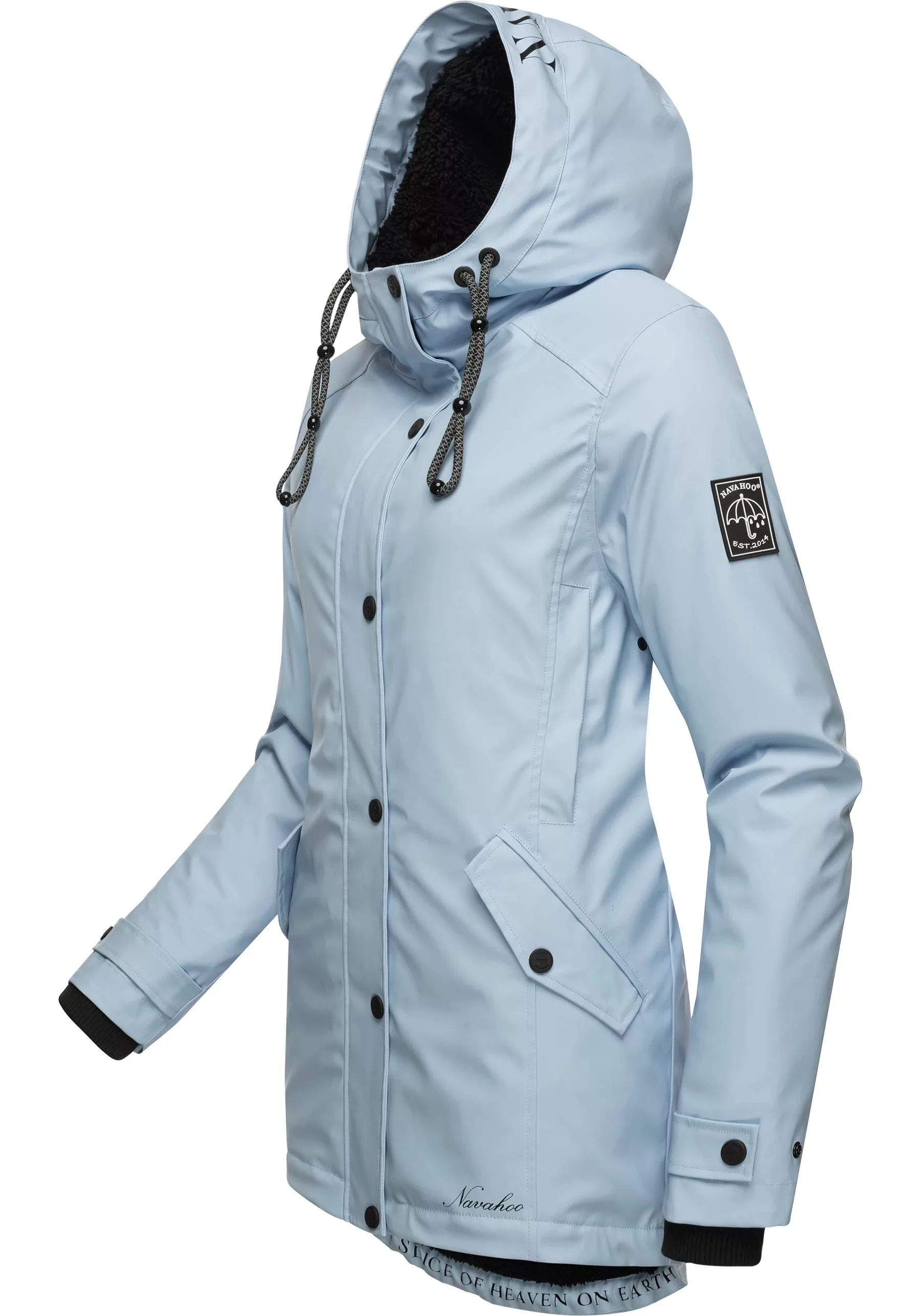 Navahoo Regenjacke "Lindraa", mit Kapuze, stylische wasserdichte Outdoorjac günstig online kaufen