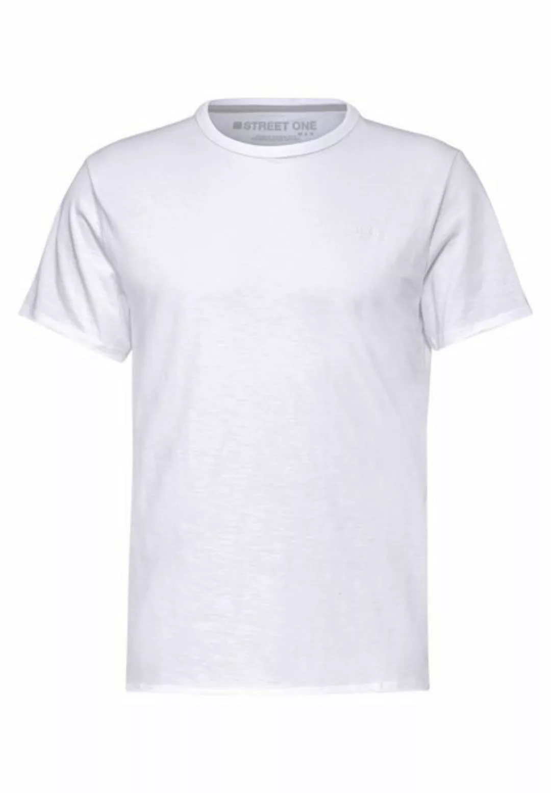 STREET ONE MEN T-Shirt aus reiner Baumwolle günstig online kaufen