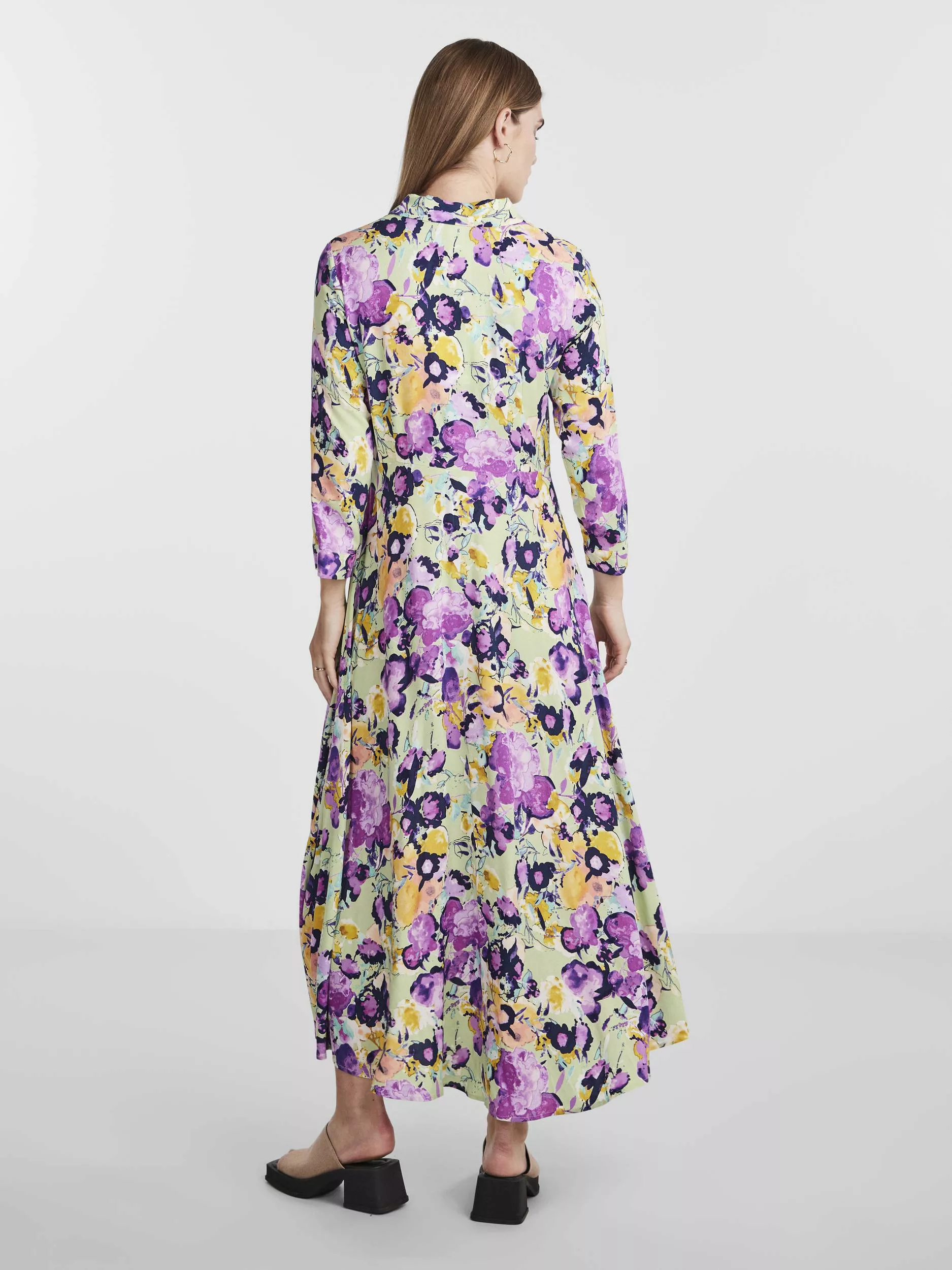 Y.A.S Hemdblusenkleid "YASSAVANNA LONG SHIRT DRESS", mit 3/4 Ärmel günstig online kaufen