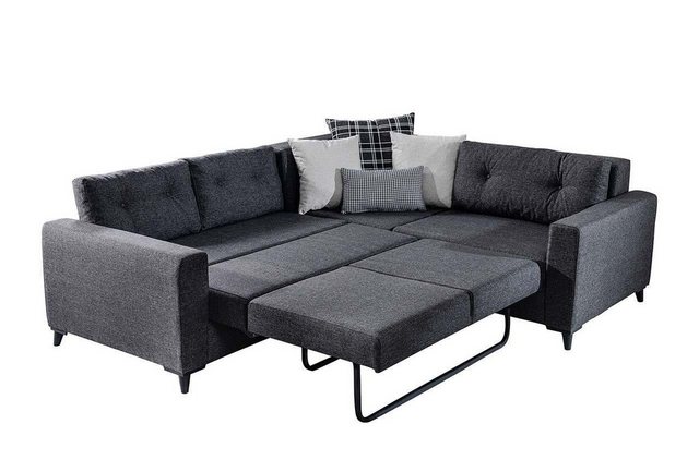 Xlmoebel Ecksofa Designer-Ecksofa mit Bettfunktion für Wohnzimmer in dunkle günstig online kaufen