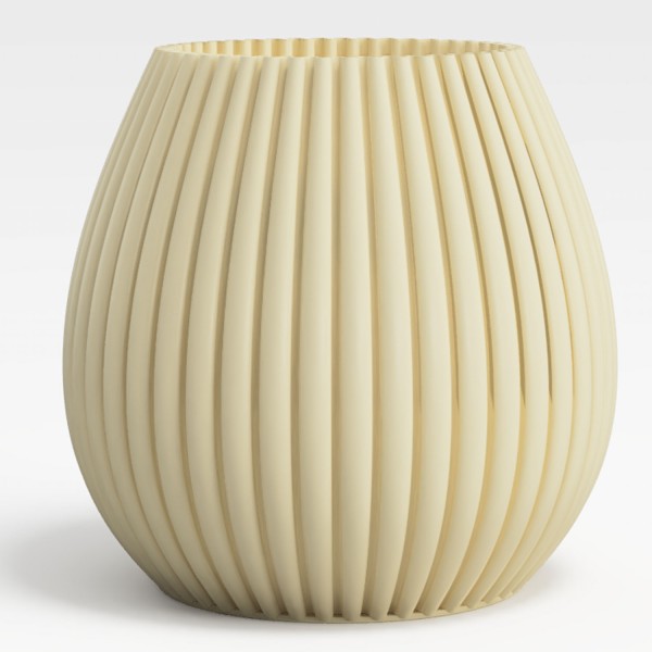 Speaking Vase 3D Bowl wellenförmiges Muster desert sand günstig online kaufen