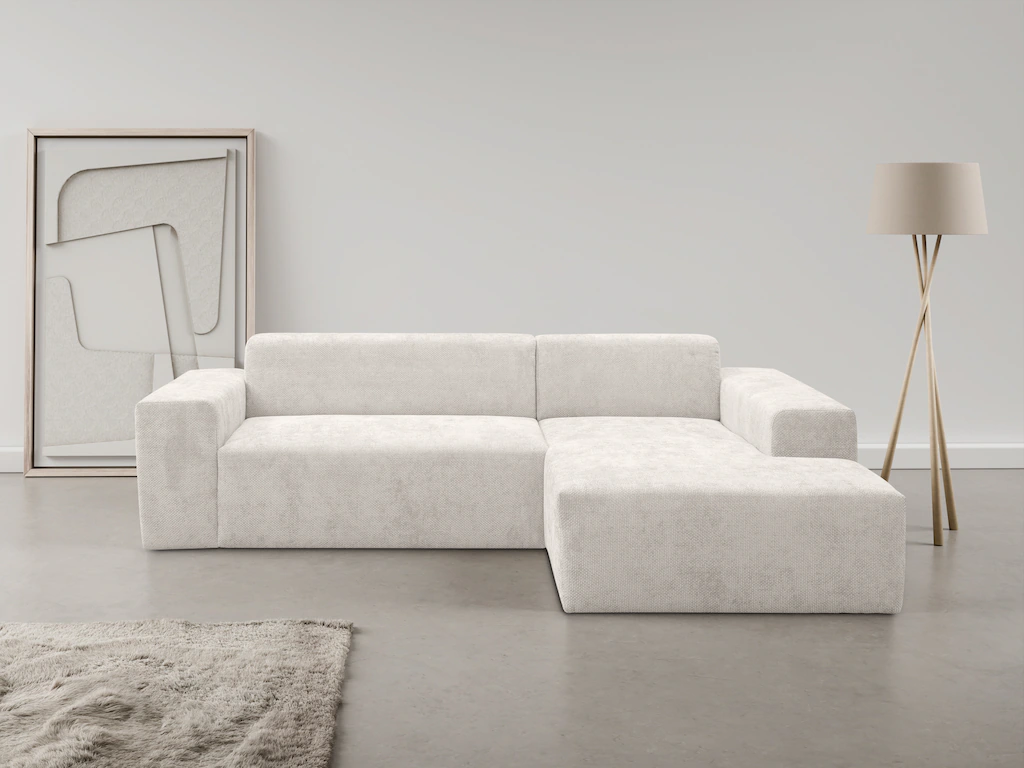 INOSIGN Ecksofa "Zeus-L", Curvy Trend Ecksofa mit urbaner Optik in weichem günstig online kaufen