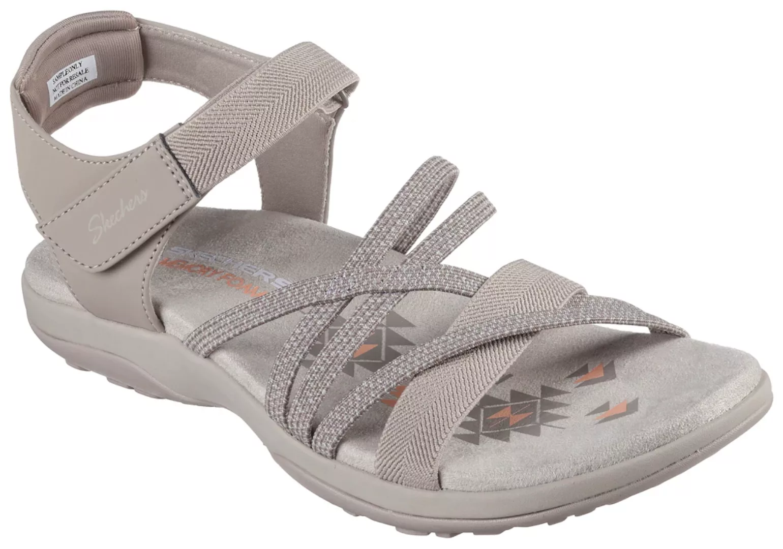 Skechers Sandale "REGGAE SLIM-", Sommerschuh, Sandalette, Klettschuh, mit M günstig online kaufen