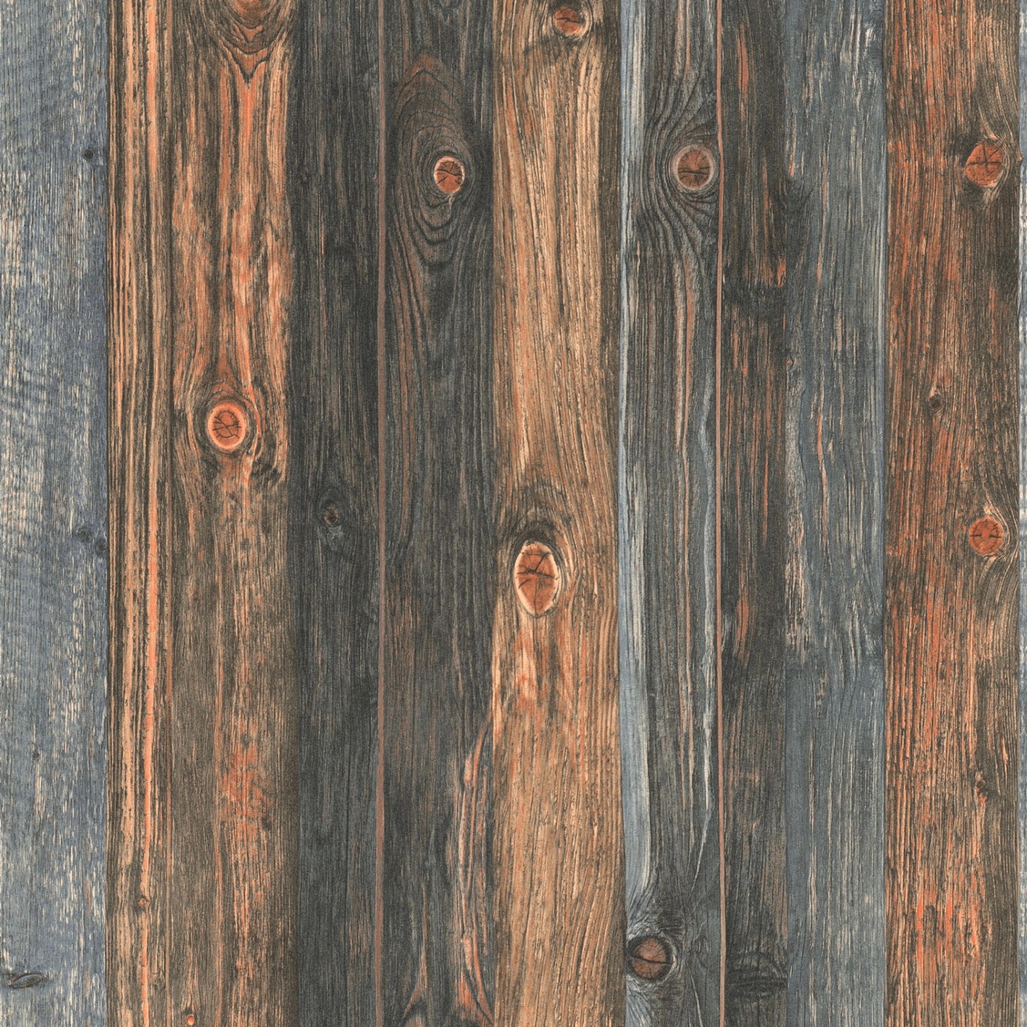 Bricoflor Holz Tapete in Rustikaler Bretter Optik Holztapete in Braun und a günstig online kaufen