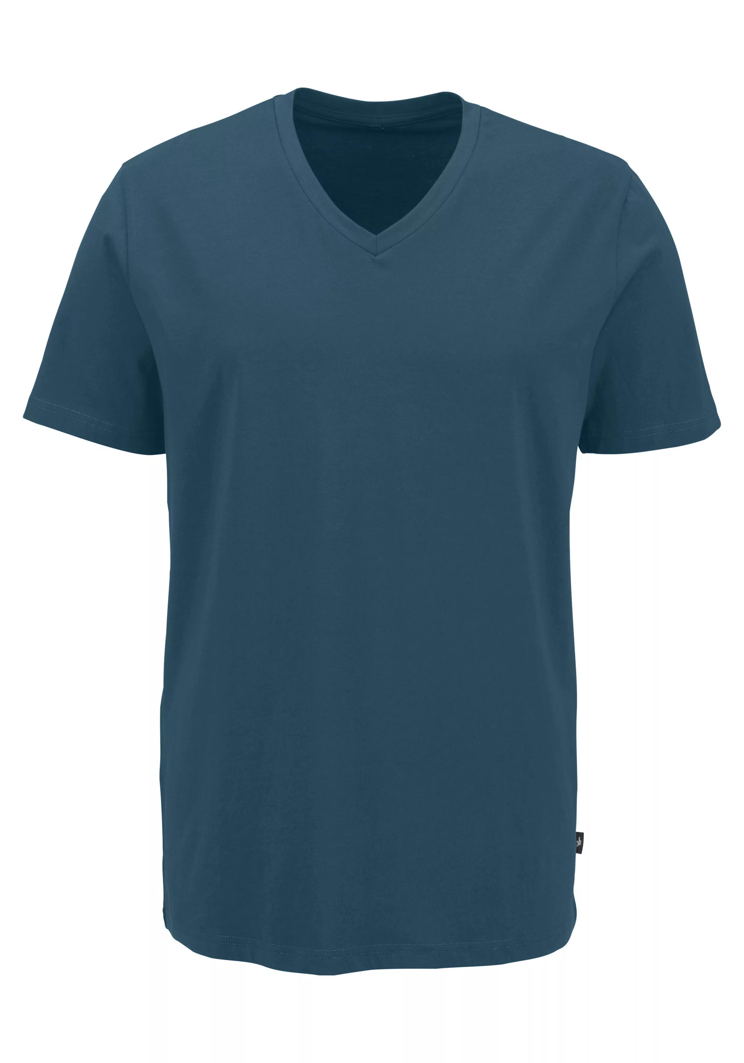 Bruno Banani T-Shirt (3-tlg., 3er-Pack) mit V-Ausschnitt, perfekte Passform günstig online kaufen