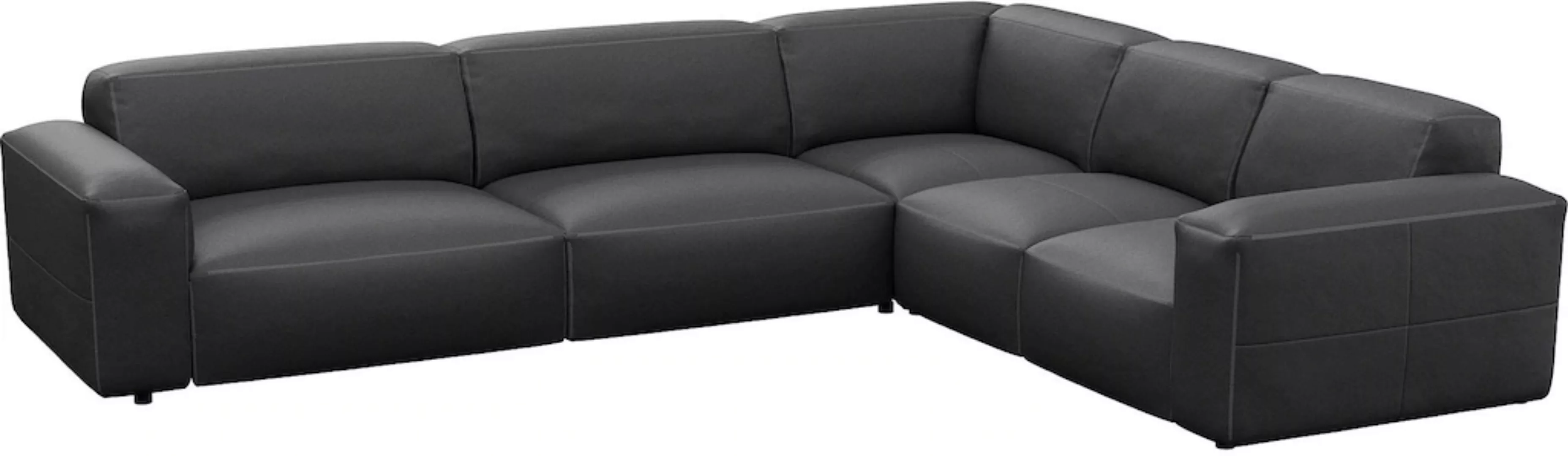 FLEXLUX Ecksofa »Lucera, super bequem durch hochwertigen Sitzaufbau mit Kal günstig online kaufen