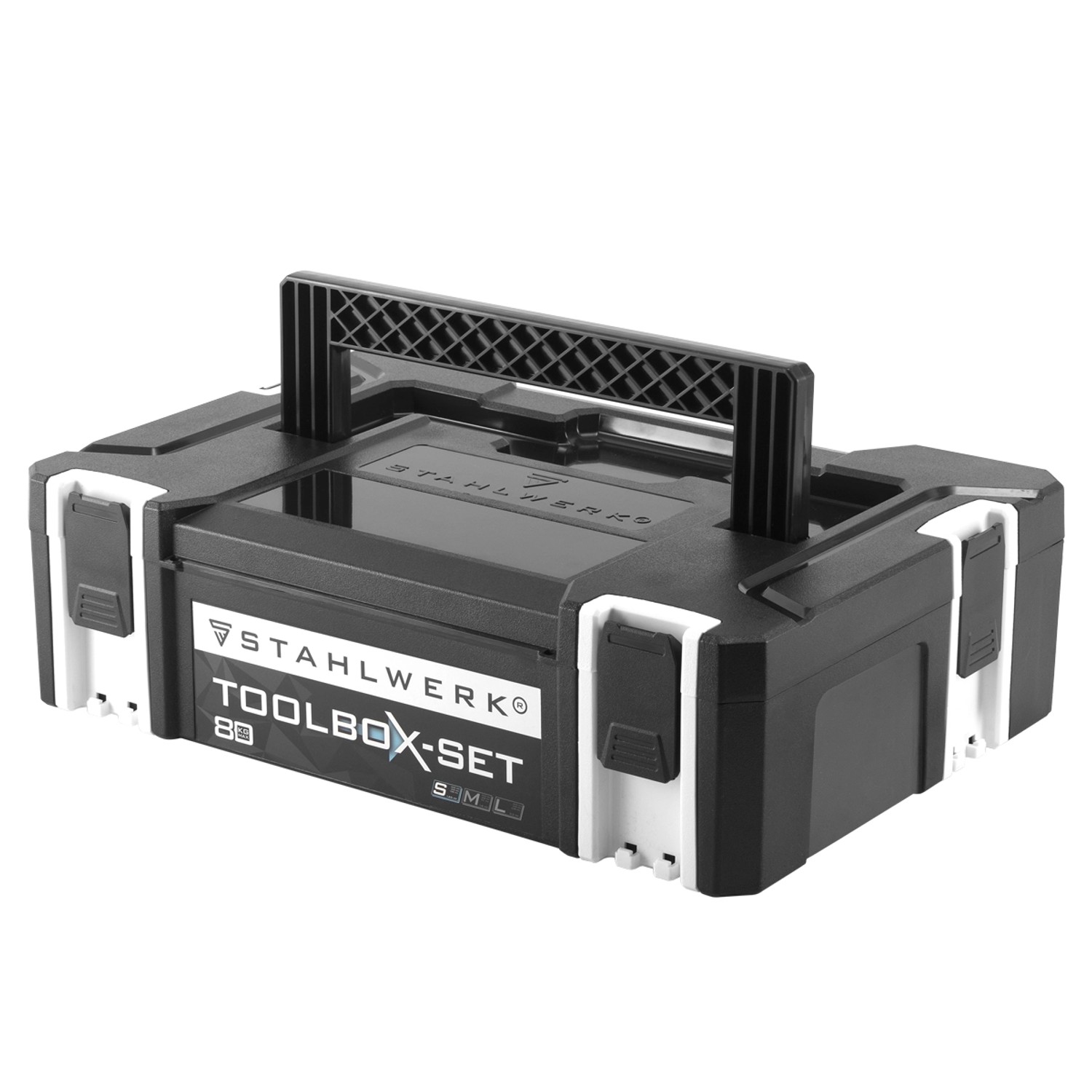 STAHLWERK Toolbox Größe S 443 x 310 x 128 mm stapelbare Systembox mit Trage günstig online kaufen