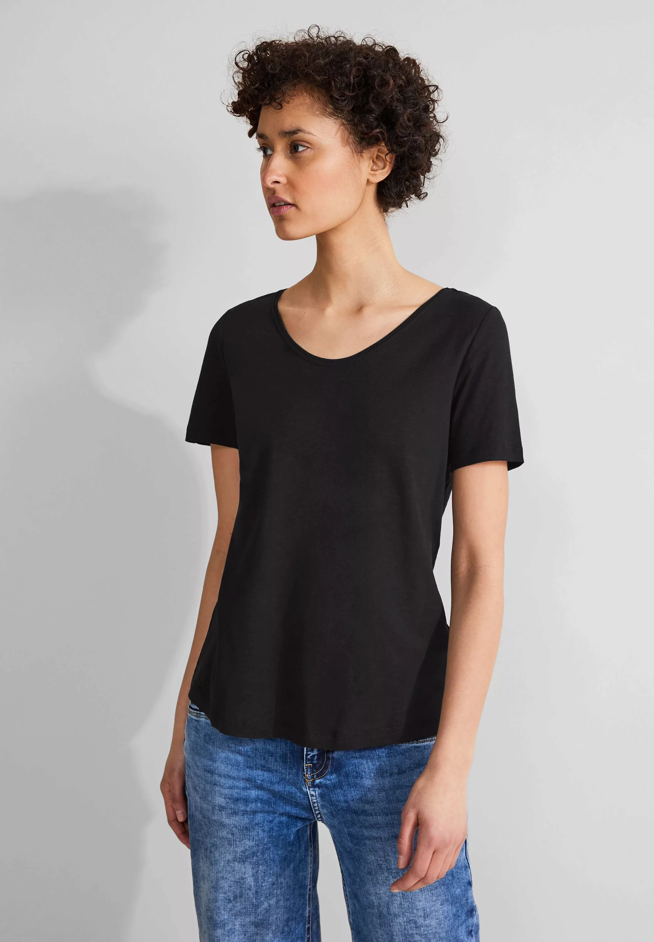 STREET ONE T-Shirt Style Gerda mit längerer Rückseite günstig online kaufen