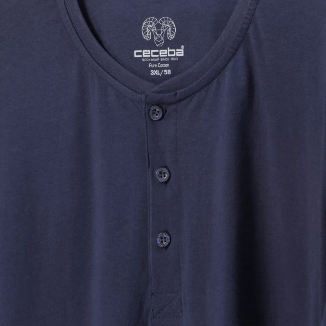 Ceceba Homewear Shirt mit Serafinokragen günstig online kaufen