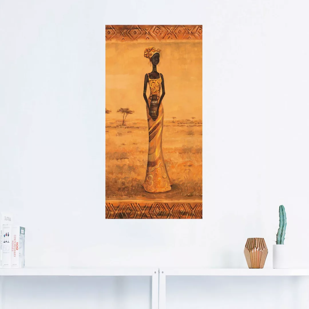 Artland Wandbild "Afrikanische Eleganz II", Frau, (1 St.) günstig online kaufen