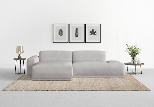 TRENDMANUFAKTUR Ecksofa Braga, mit hochwertigem Kaltschaum, L-Form, in Cord günstig online kaufen