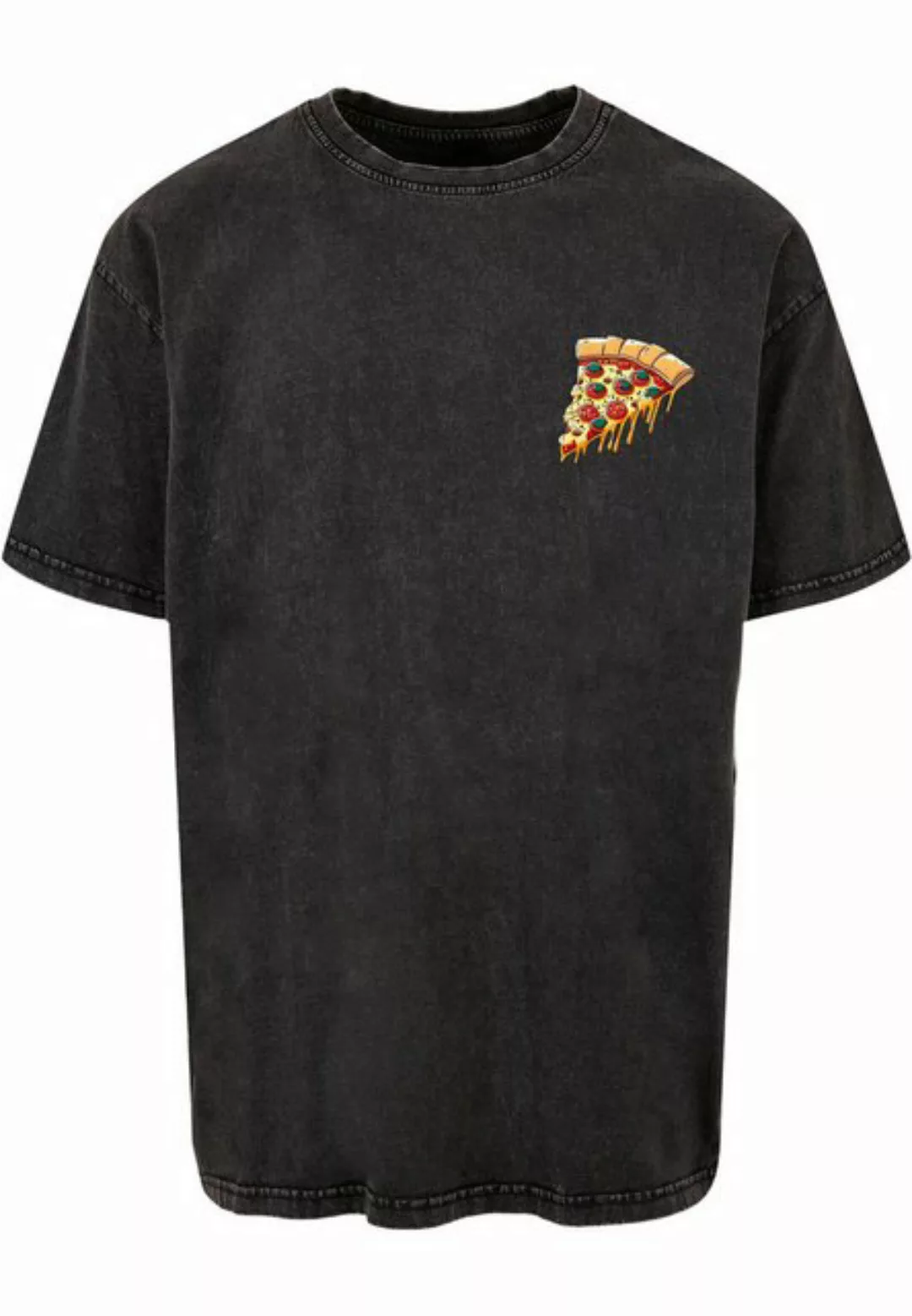 Merchcode T-Shirt Merchcode Herren Pizza Comic Acid Washed Oversized Tee (1 günstig online kaufen