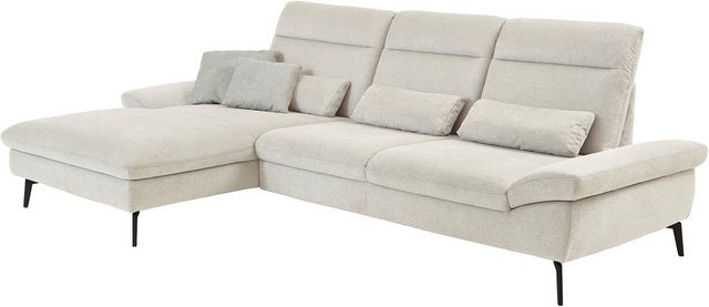 HUKLA Ecksofa HU-HP22156, Set, inkl. Kopfpolsterverstellung, optional mit S günstig online kaufen