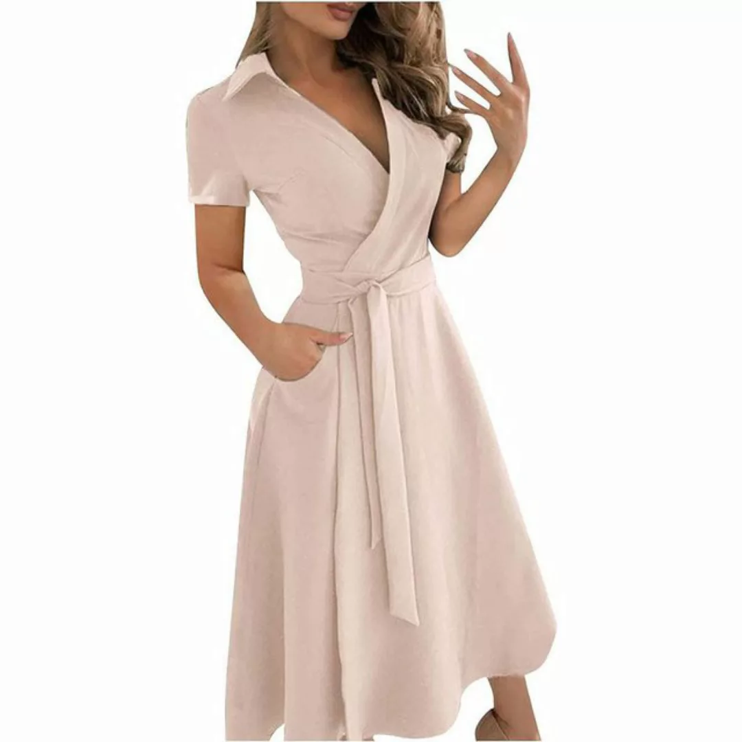 BlauWave A-Linien-Kleid A-Linien-Kleid Abendkleid Knielang (1-tlg., Mit Gür günstig online kaufen