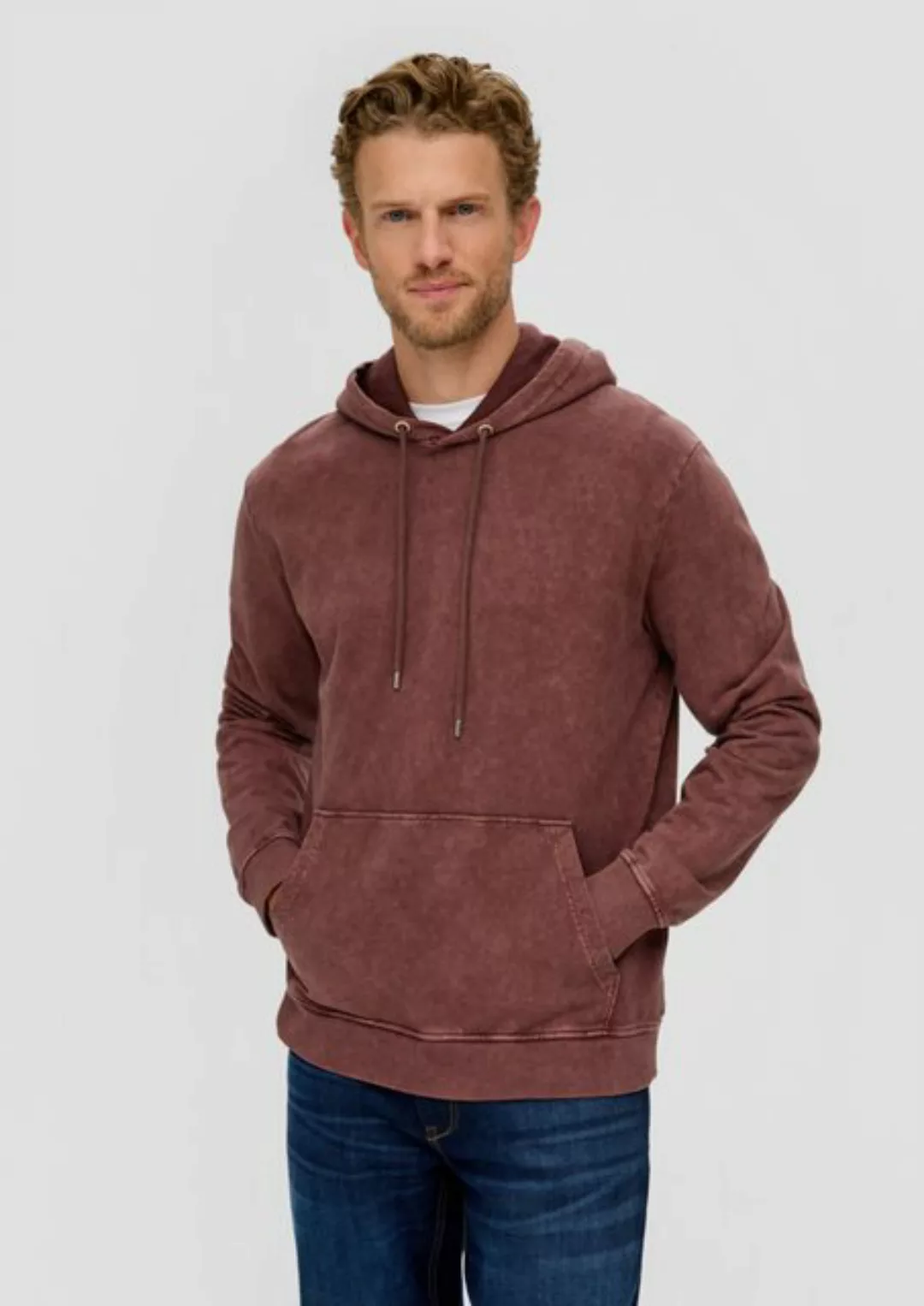 s.Oliver Sweatshirt Kapuzensweatshirt aus Baumwolle günstig online kaufen