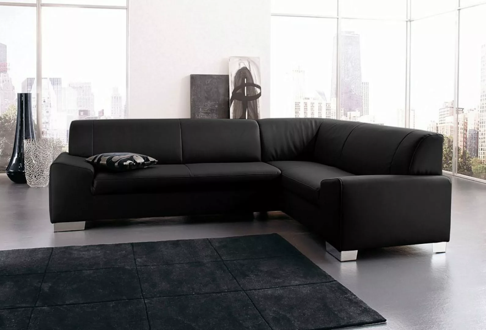 DOMO collection Ecksofa "Alisson L-Form", wahlweise mit Bettfunktion günstig online kaufen