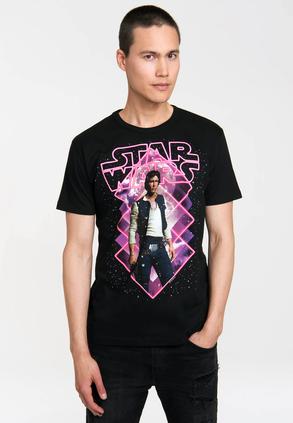 LOGOSHIRT T-Shirt "Han Solo", mit hochwertigem Siebdruck günstig online kaufen