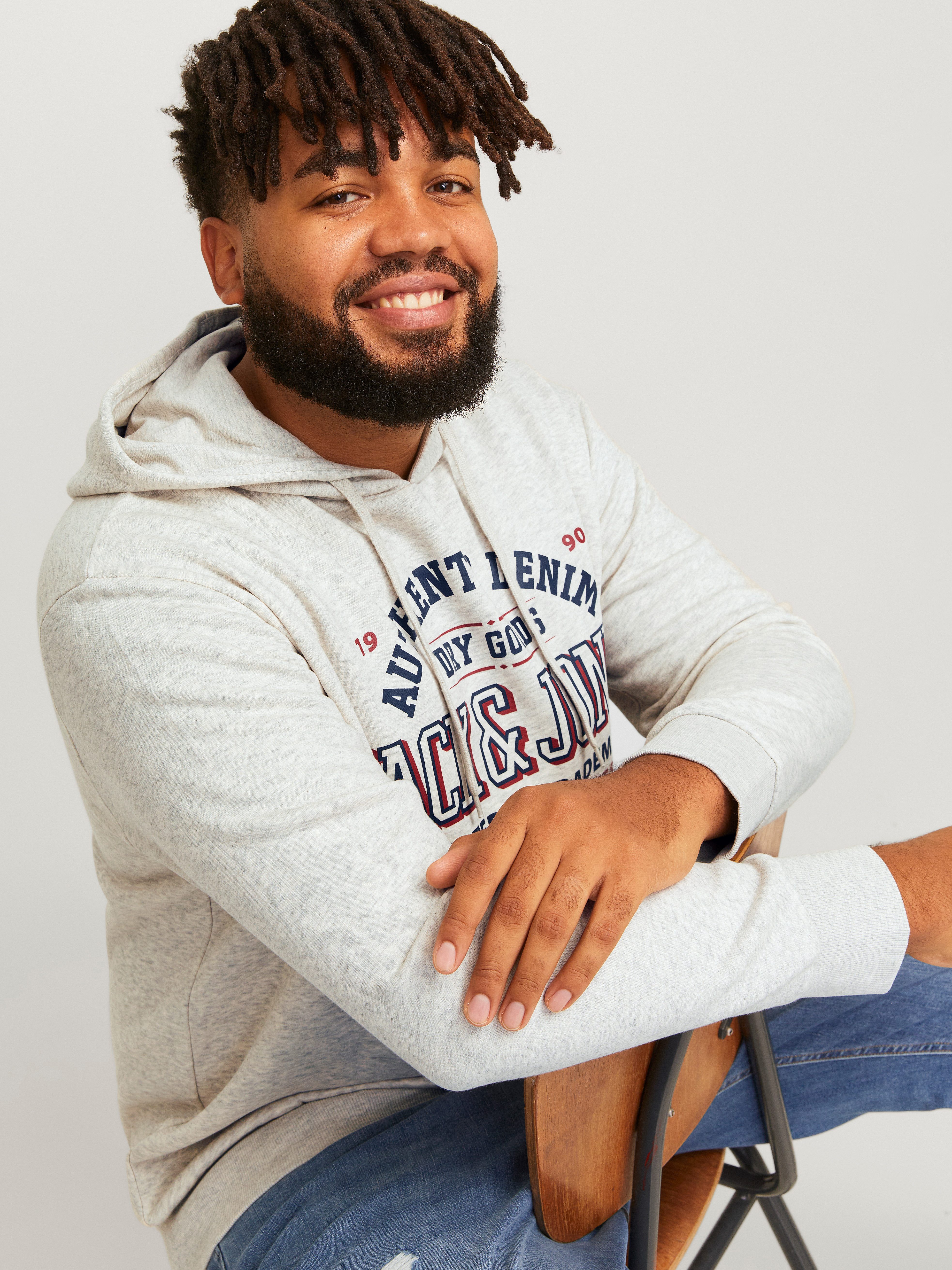 Jack & Jones PlusSize Hoodie JJELOGO günstig online kaufen