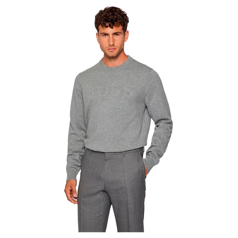 Boss Ube Pullover S Silver günstig online kaufen
