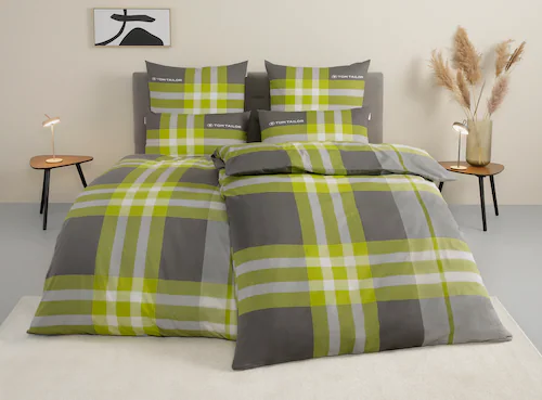 TOM TAILOR HOME Bettwäsche »Nick in Gr. 135x200 oder 155x220 cm«, mit Grati günstig online kaufen
