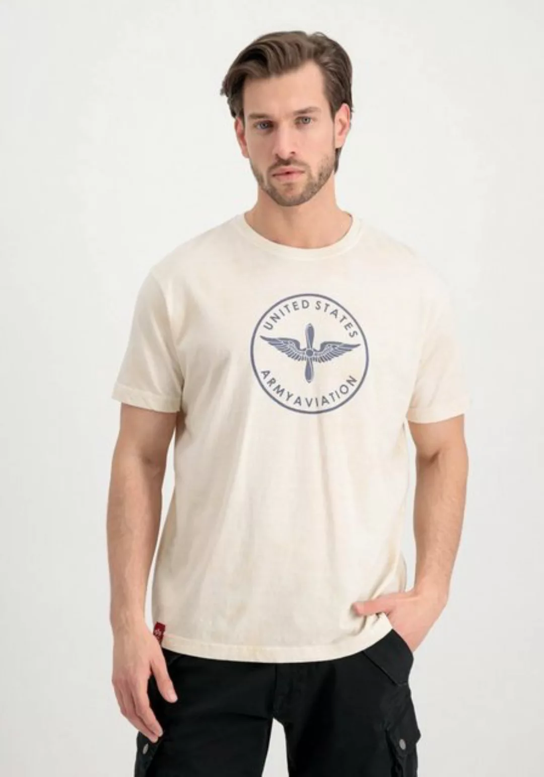 Alpha Industries T-Shirt "Alpha Industries Men - T-Shirts Vintage Aviation günstig online kaufen