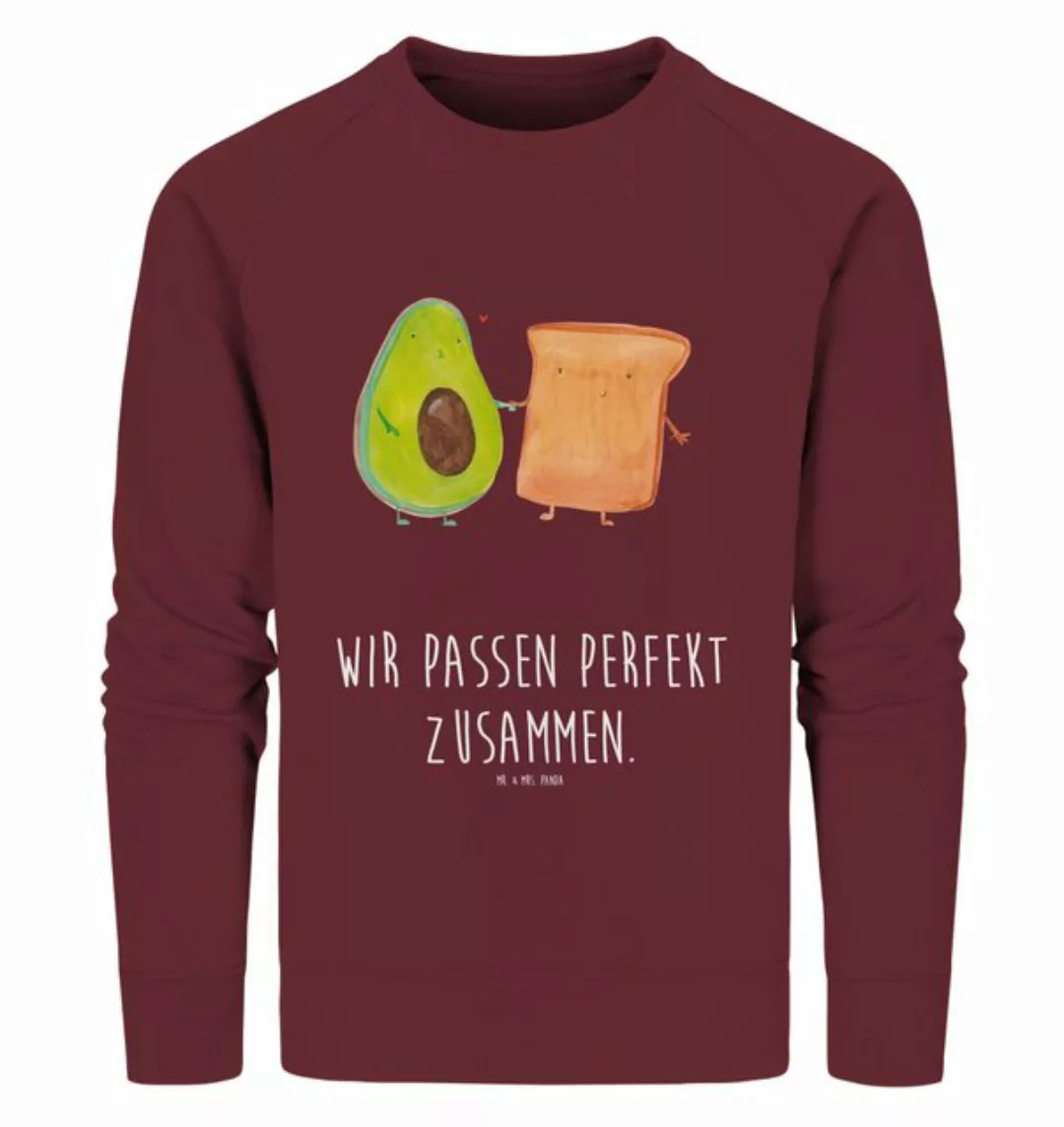 Mr. & Mrs. Panda Longpullover Größe XXL Avocado Toast - Burgundy - Geschenk günstig online kaufen