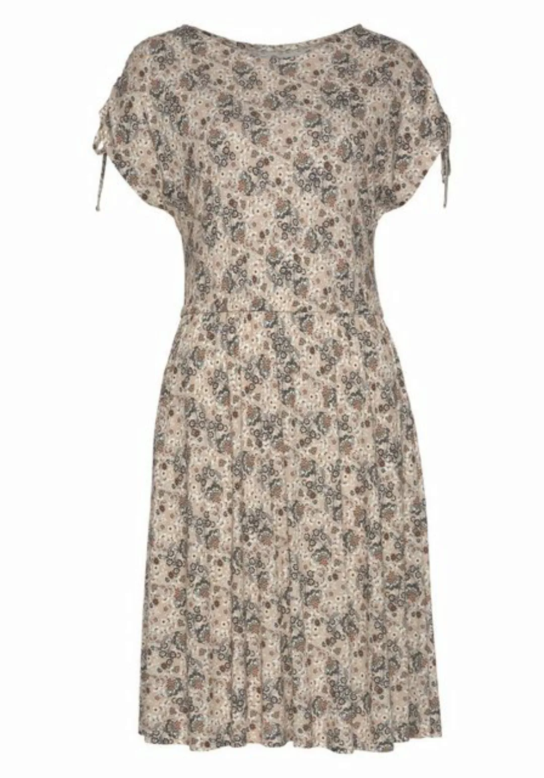 Vivance Jerseykleid mit Blümchendruck, lockeres Sommerkleid, Strandkleid günstig online kaufen