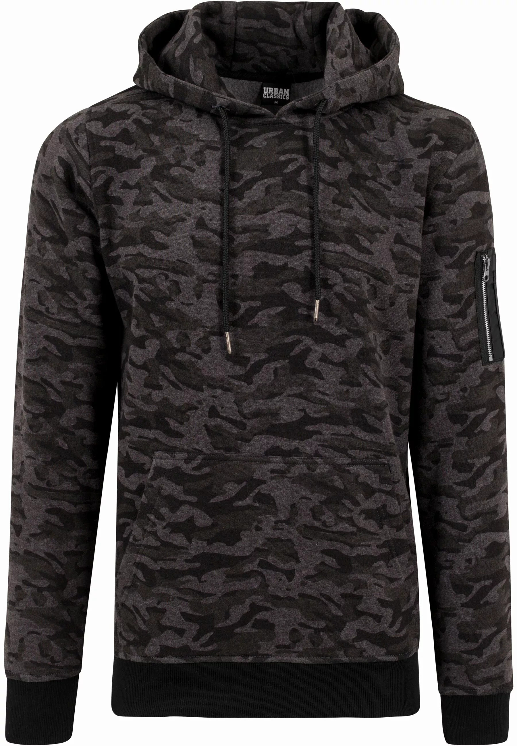 URBAN CLASSICS Sweatshirt "Urban Classics Herren Sweat Camo Bomber Hoody" günstig online kaufen