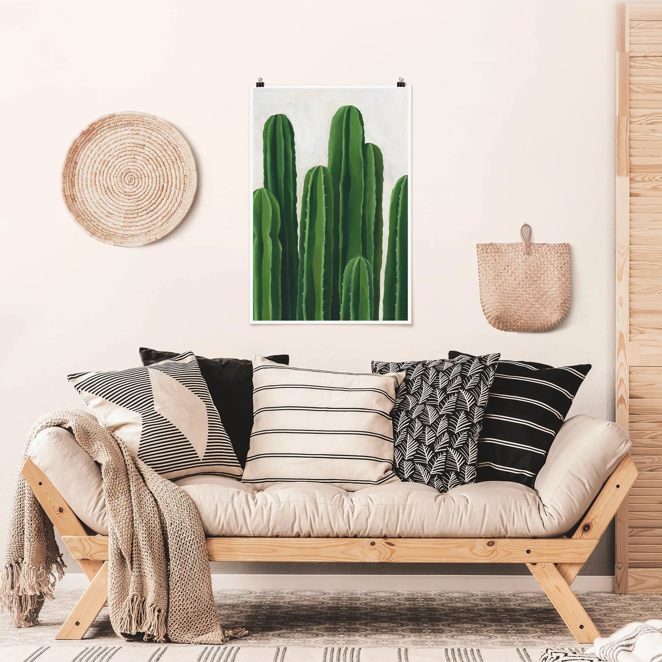 Poster Blumen - Hochformat Lieblingspflanzen - Kaktus günstig online kaufen
