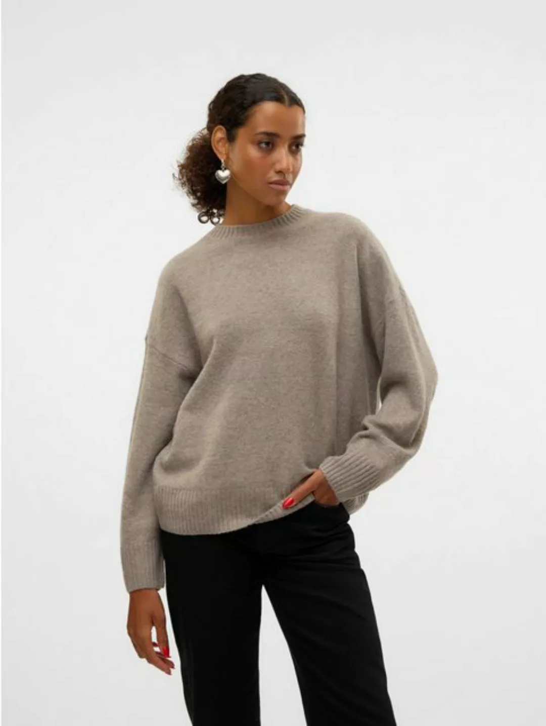 Vero Moda Strickpullover VMBOOM LS O-NECK PULLOVER GA NOOS günstig online kaufen